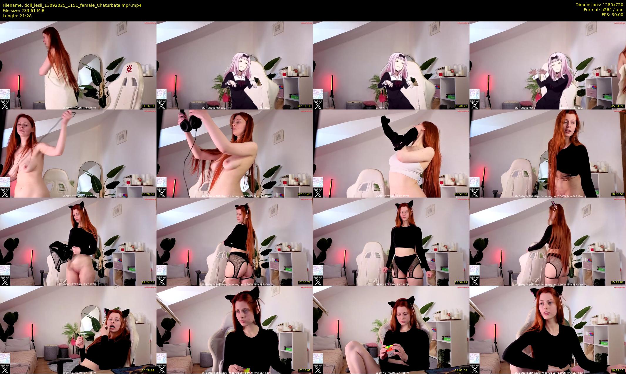 doll_lesli — 22 minute Chaturbate female cam show recording, 720p, Sep 13, 2025