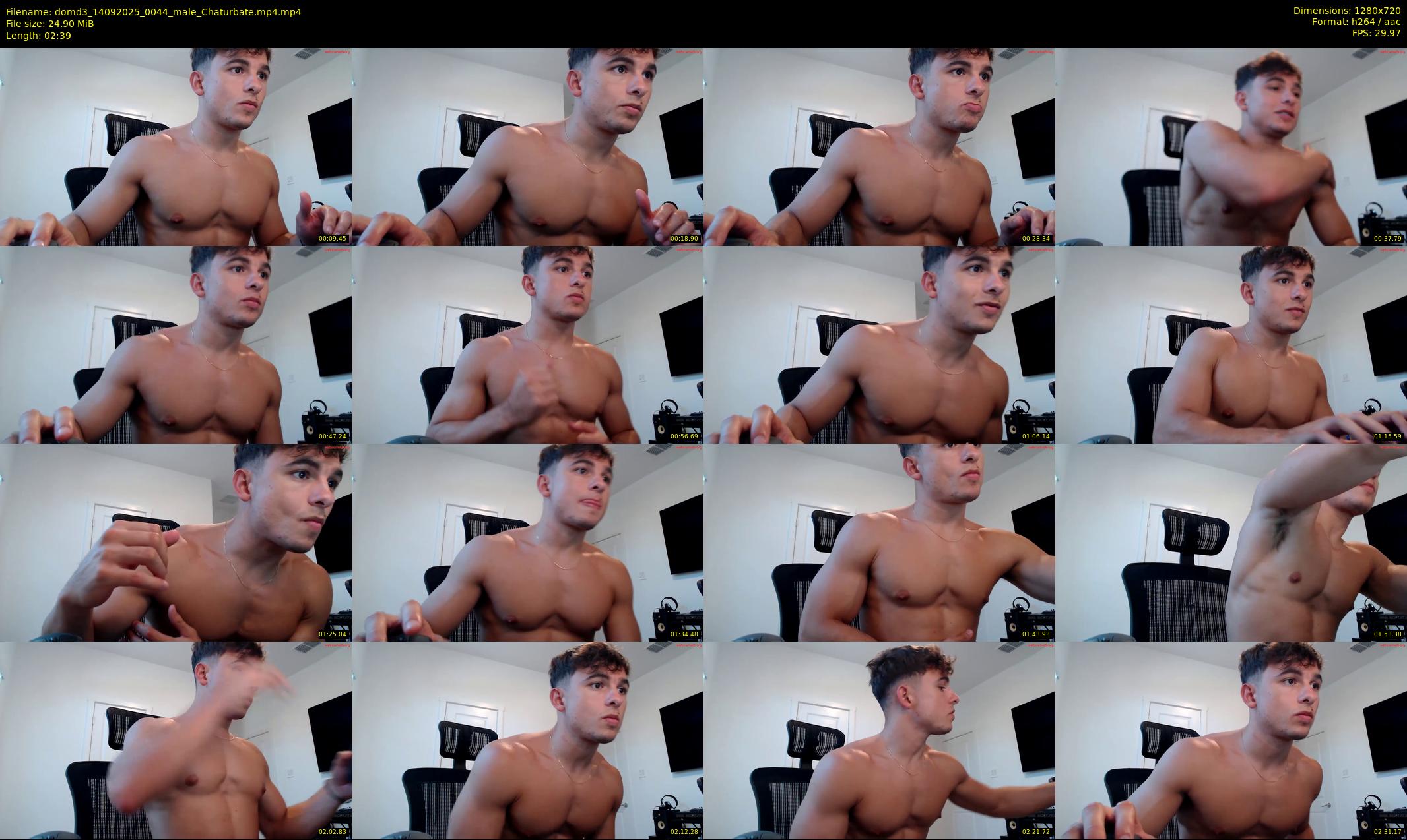 domd3 — 3 minute Chaturbate male cam show recording, 720p, Sep 14, 2025
