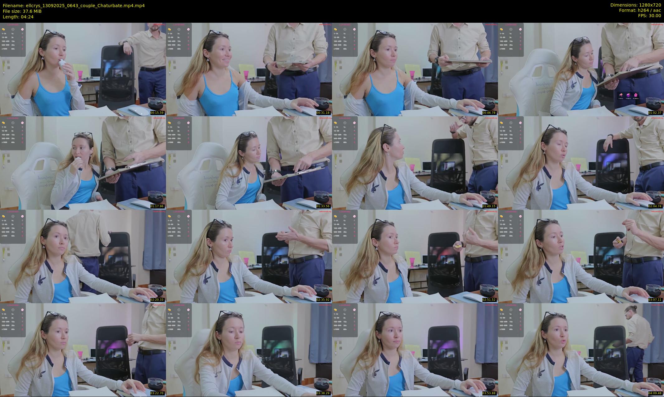 ellcrys — 5 minute Chaturbate couple cam show recording, 720p, Sep 13, 2025