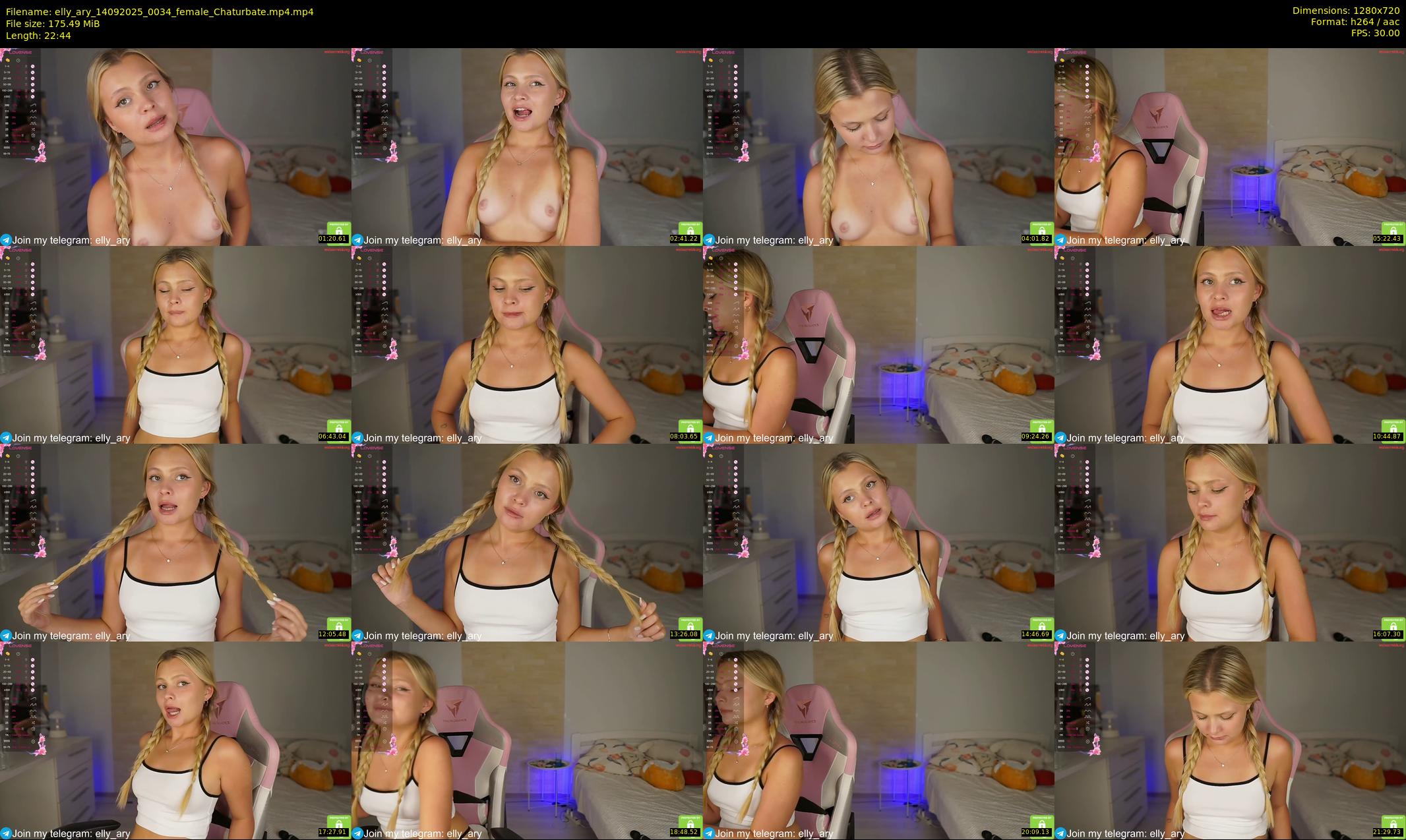 elly_ary — 23 minute Chaturbate female cam show recording, 720p, Sep 14, 2025