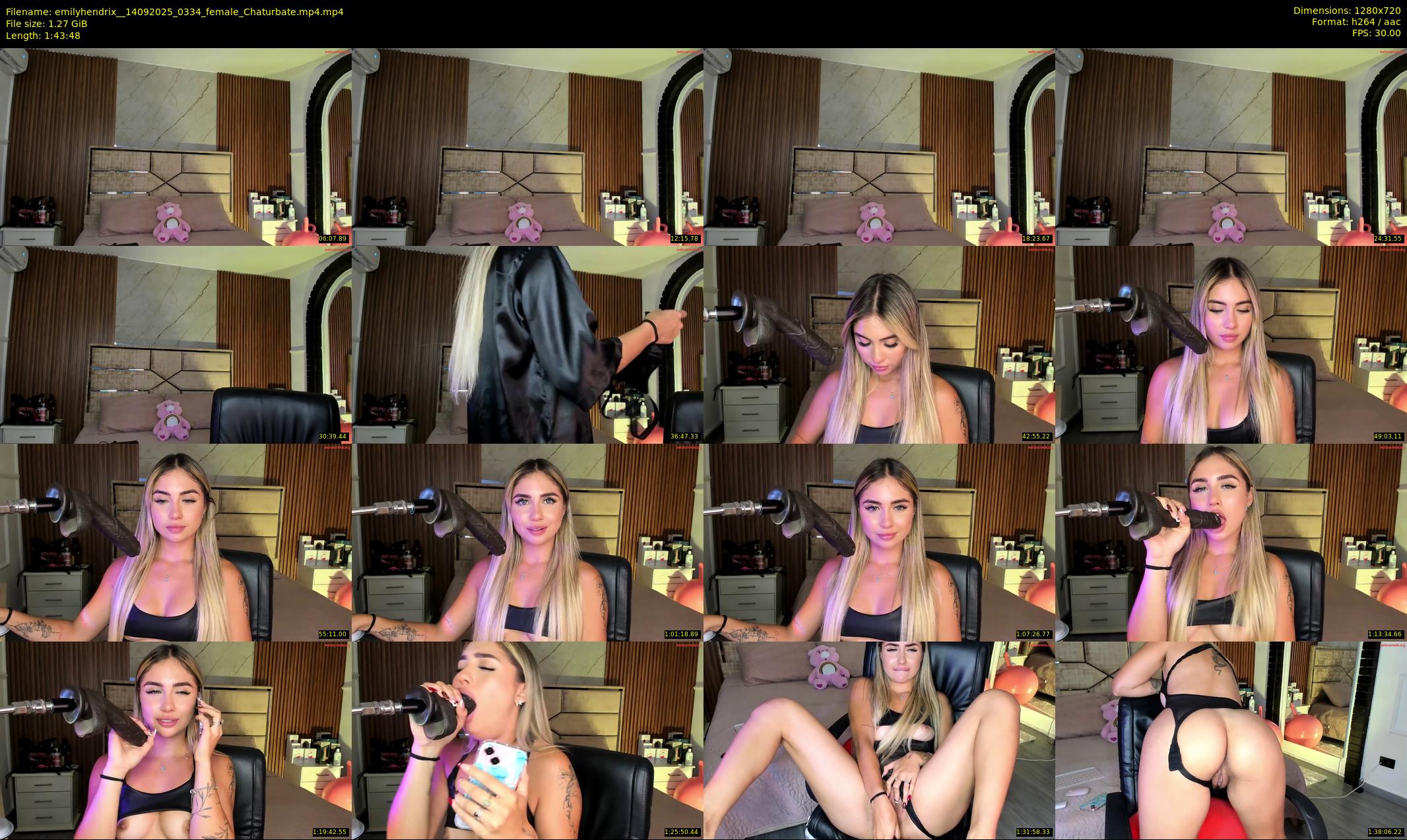 emilyhendrix_ — 104 minute Chaturbate couple cam show recording, 720p, Sep 14, 2025
