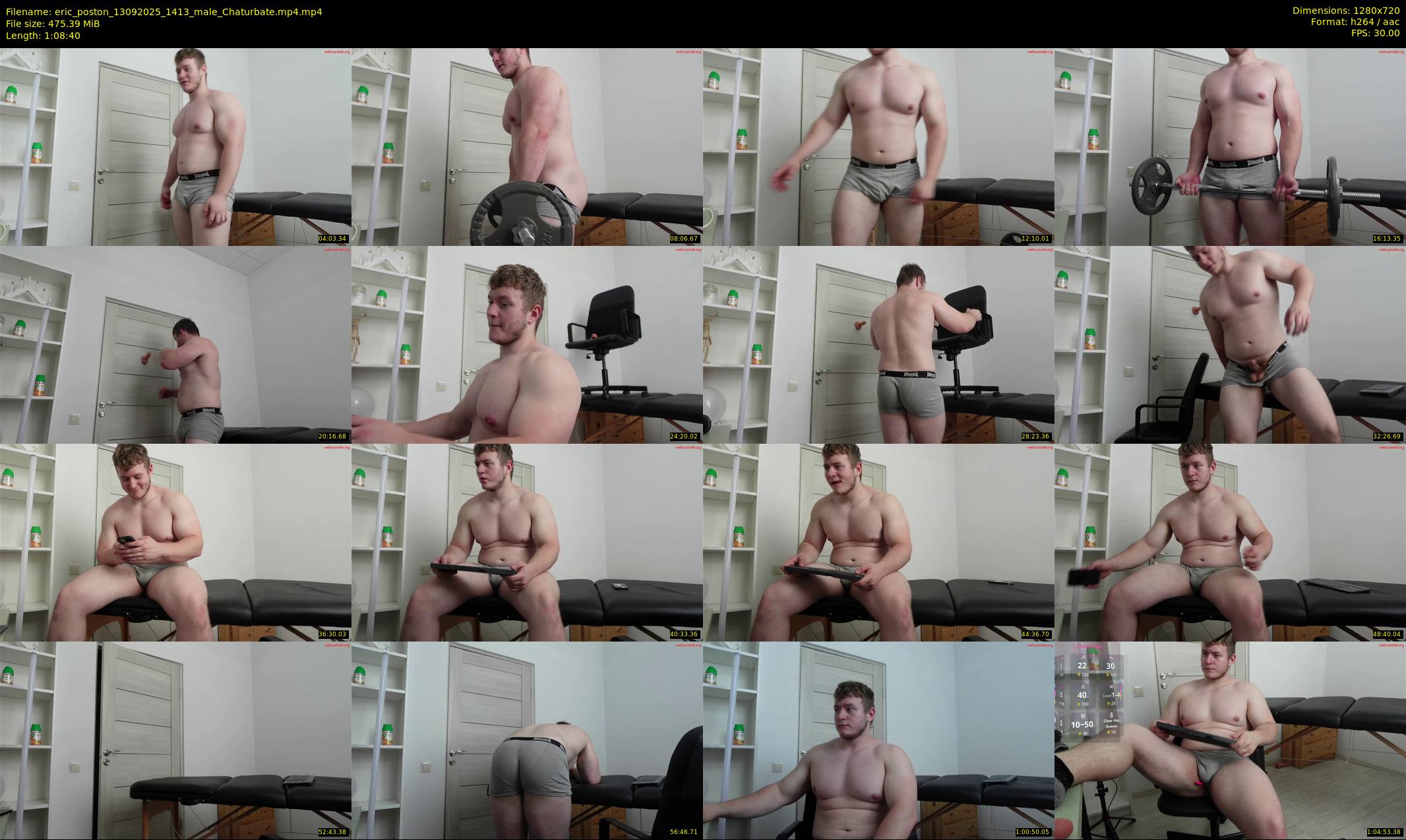 eric_poston — 69 minute Chaturbate male cam show recording, 720p, Sep 13, 2025