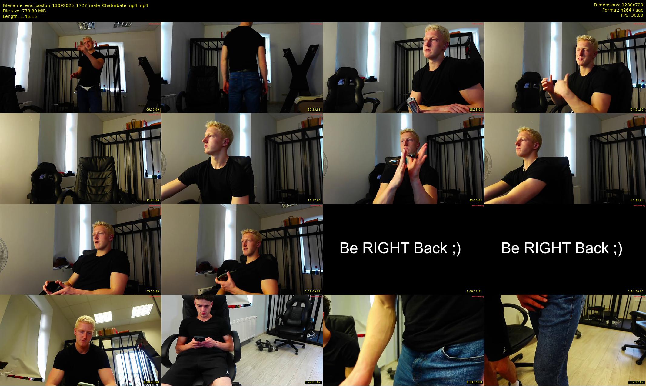 eric_poston — 106 minute Chaturbate male cam show recording, 720p, Sep 13, 2025