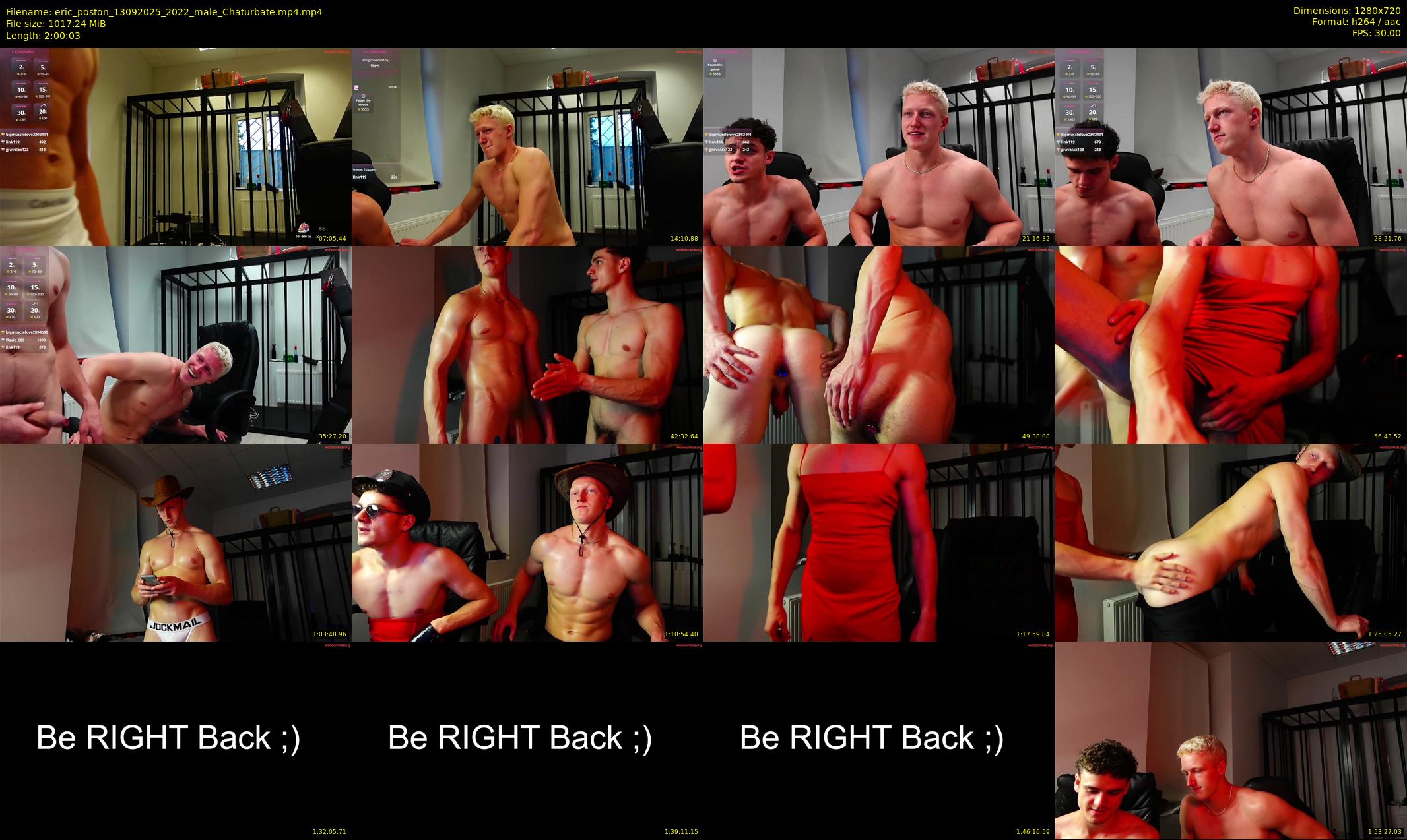eric_poston — 121 minute Chaturbate male cam show recording, 720p, Sep 13, 2025