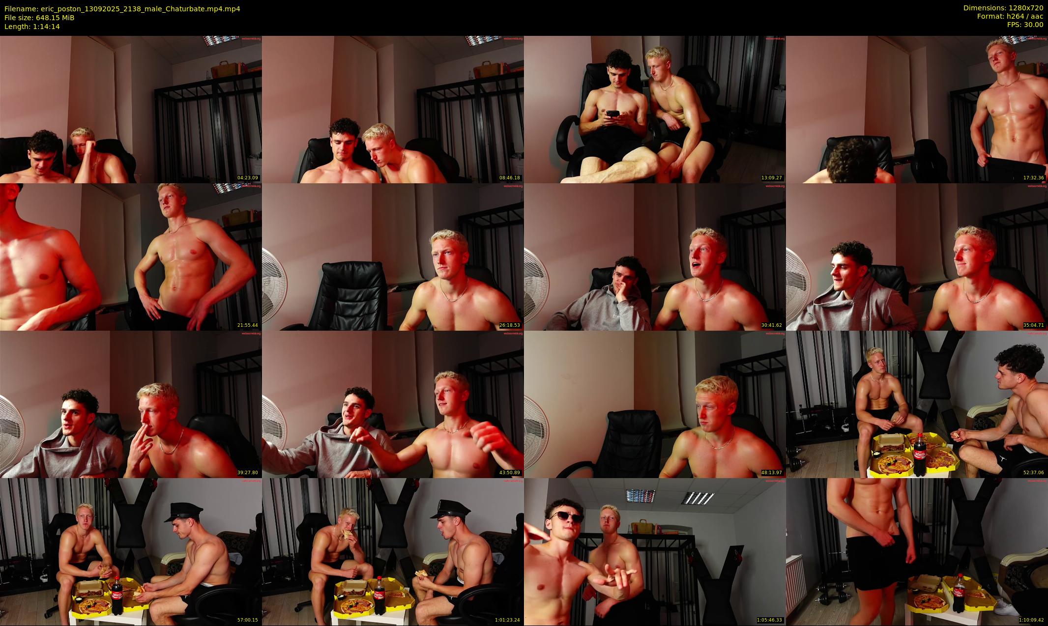 eric_poston — 75 minute Chaturbate male cam show recording, 720p, Sep 13, 2025