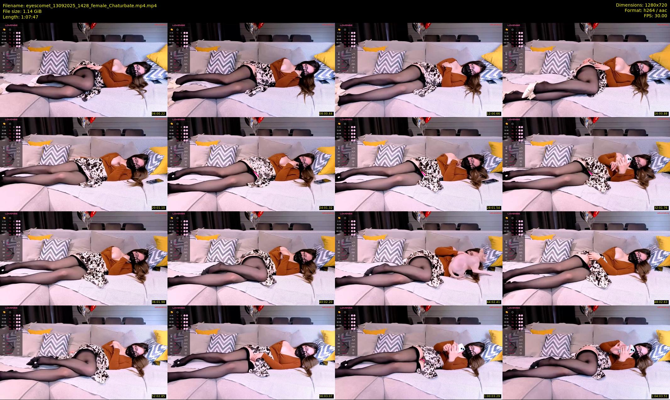 eyescomet — 68 minute Chaturbate female cam show recording, 720p, Sep 13, 2025
