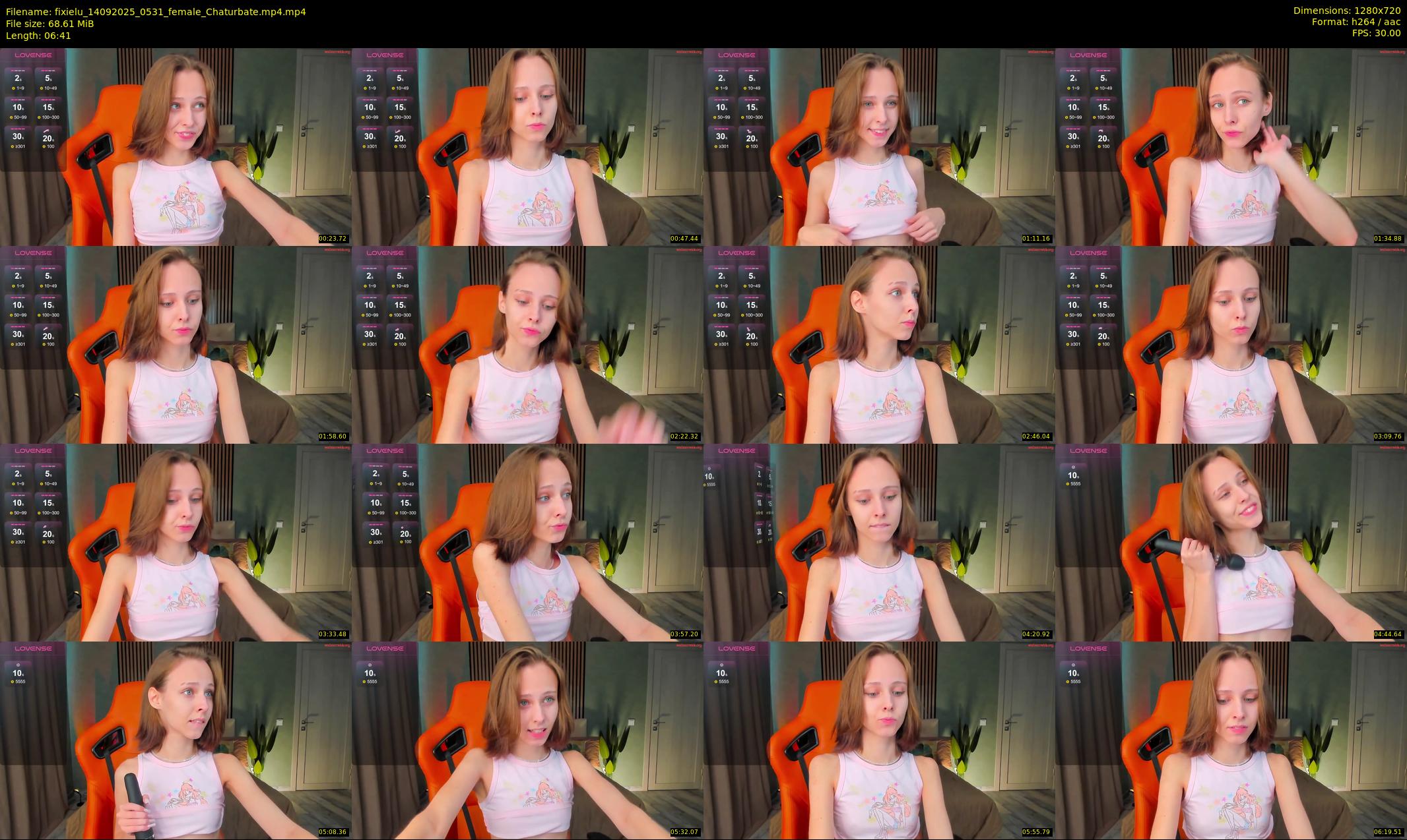 fixielu — 7 minute Chaturbate female cam show recording, 720p, Sep 14, 2025
