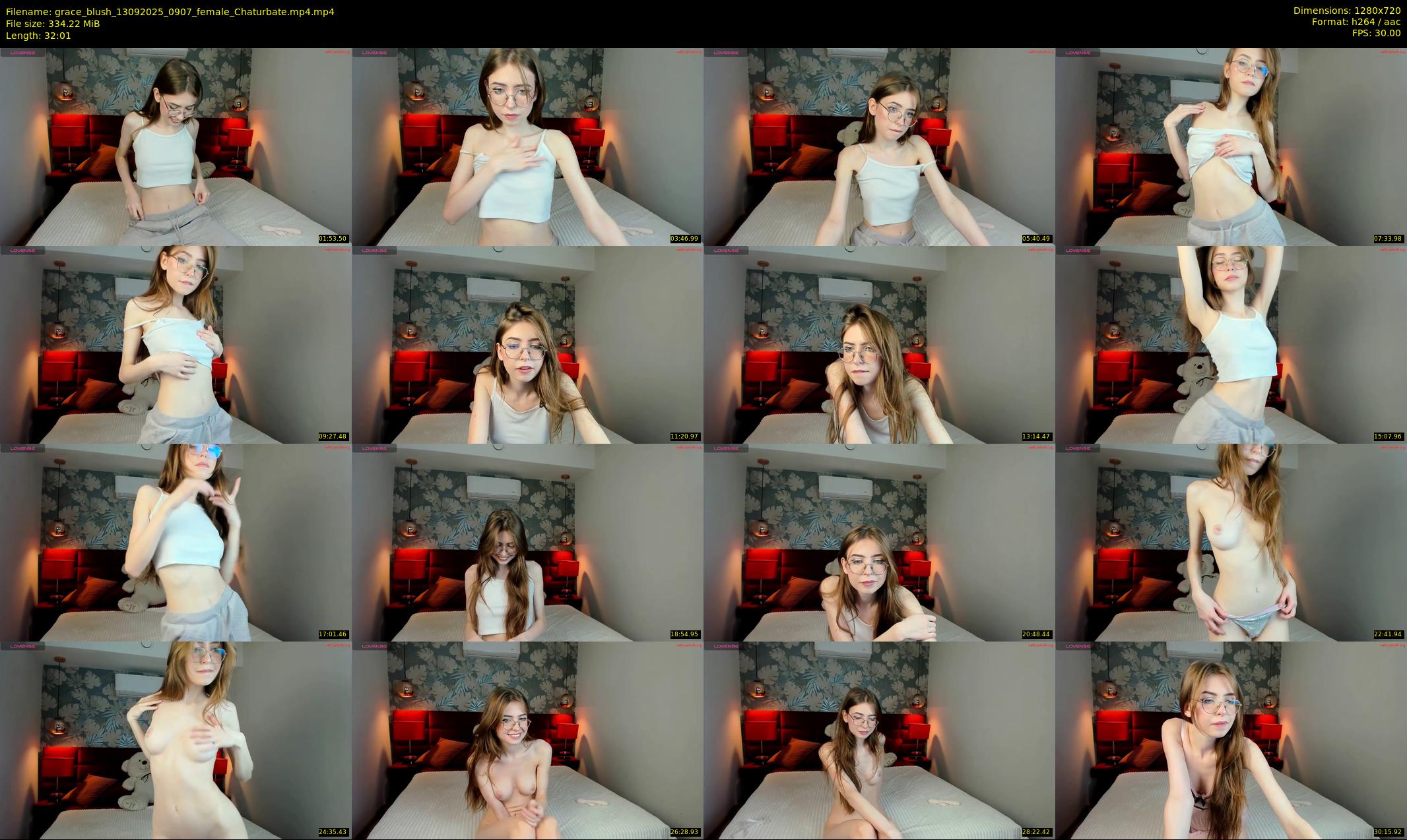 grace_blush — 33 minute Chaturbate female cam show recording, 720p, Sep 13, 2025