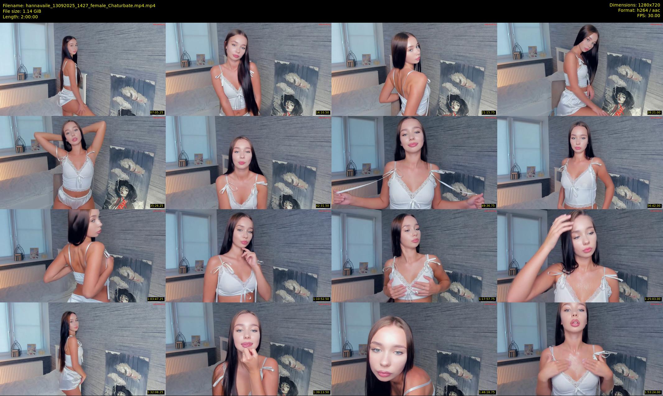 hannavaile — 120 minute Chaturbate female cam show recording, 720p, Sep 13, 2025