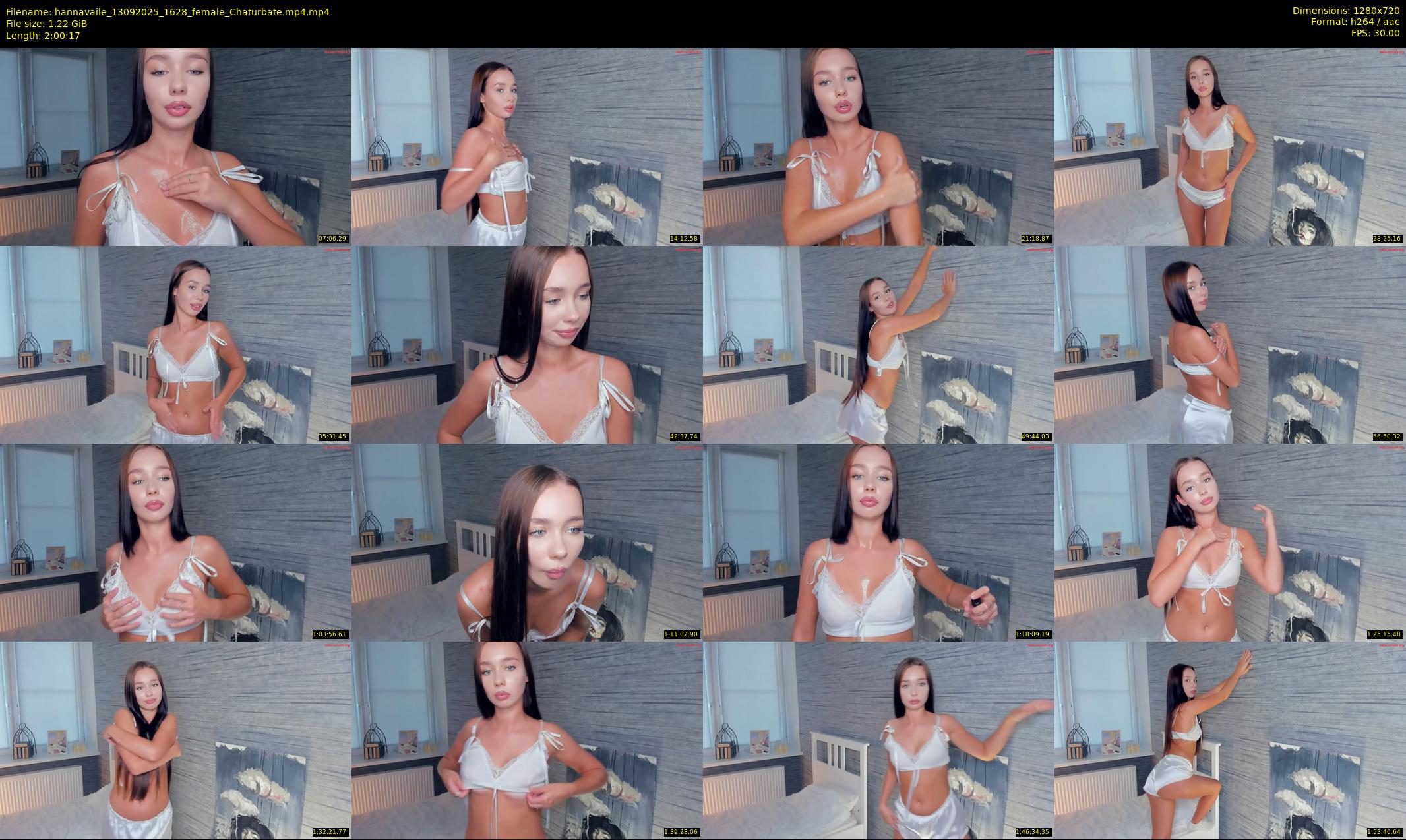 hannavaile — 121 minute Chaturbate female cam show recording, 720p, Sep 13, 2025