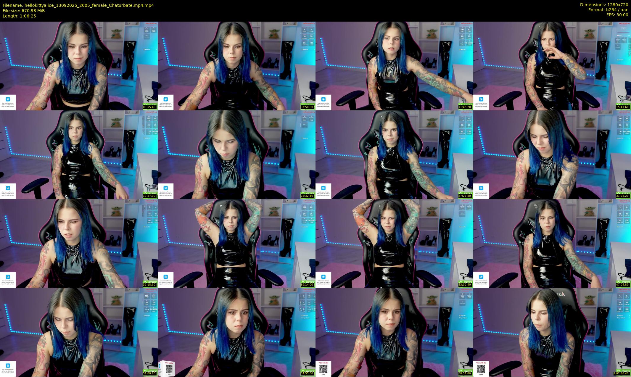 hellokittyalice — 67 minute Chaturbate female cam show recording, 720p, Sep 13, 2025