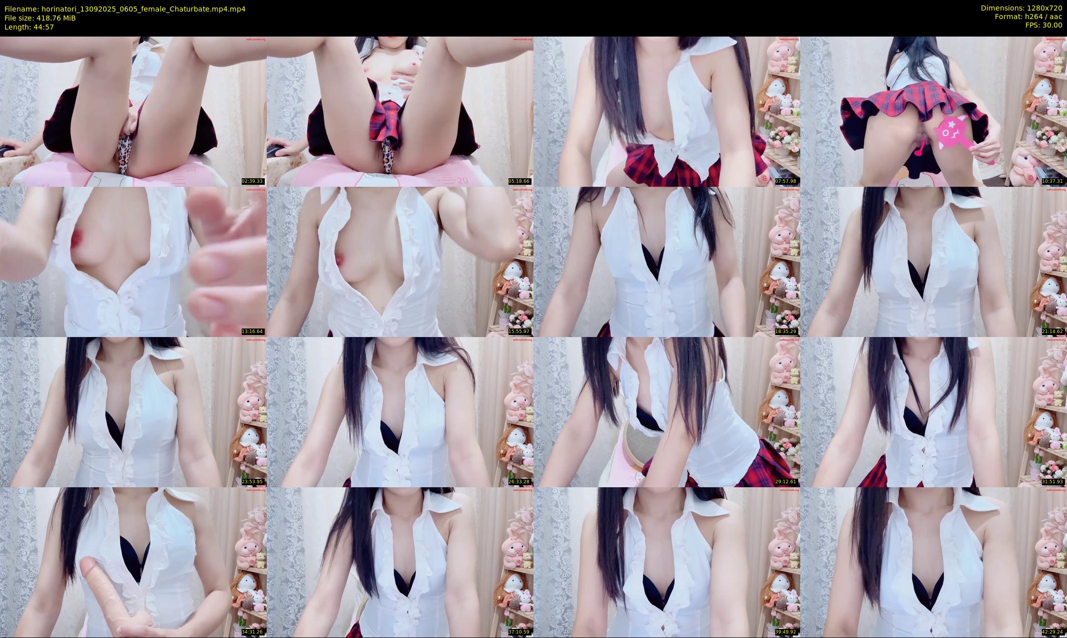 horinatori — 45 minute Chaturbate female cam show recording, 720p, Sep 13, 2025
