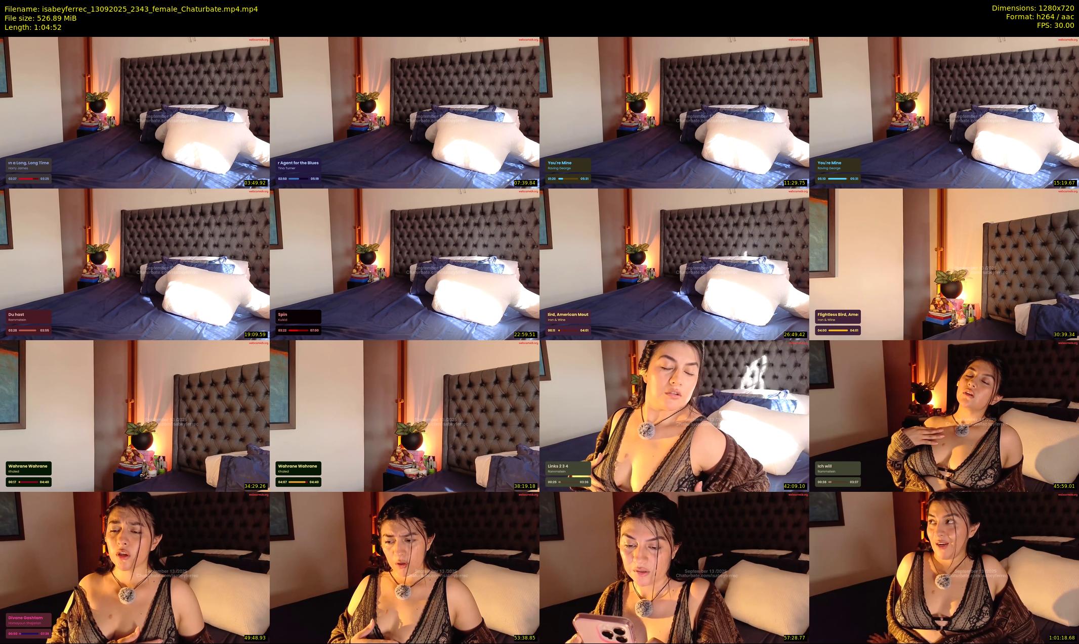 isabeyferrec — 65 minute Chaturbate female cam show recording, 720p, Sep 13, 2025
