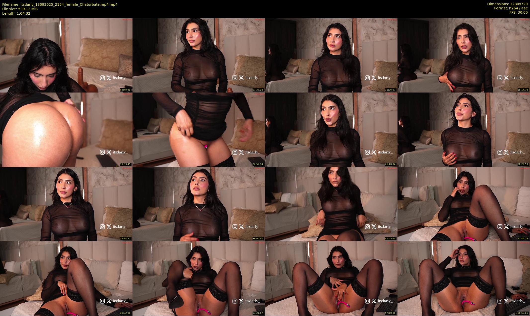 itsdarly — 65 minute Chaturbate female cam show recording, 720p, Sep 13, 2025