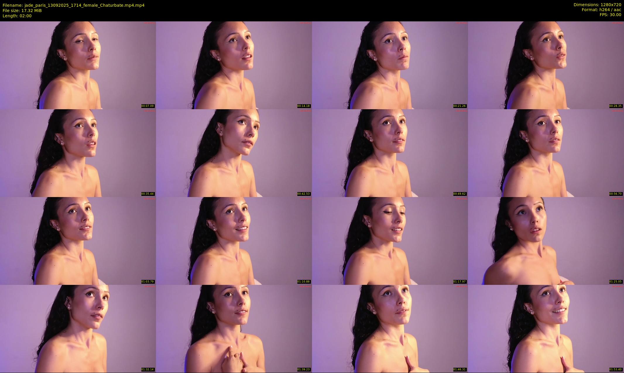 jade_paris — 2 minute Chaturbate female cam show recording, 720p, Sep 13, 2025