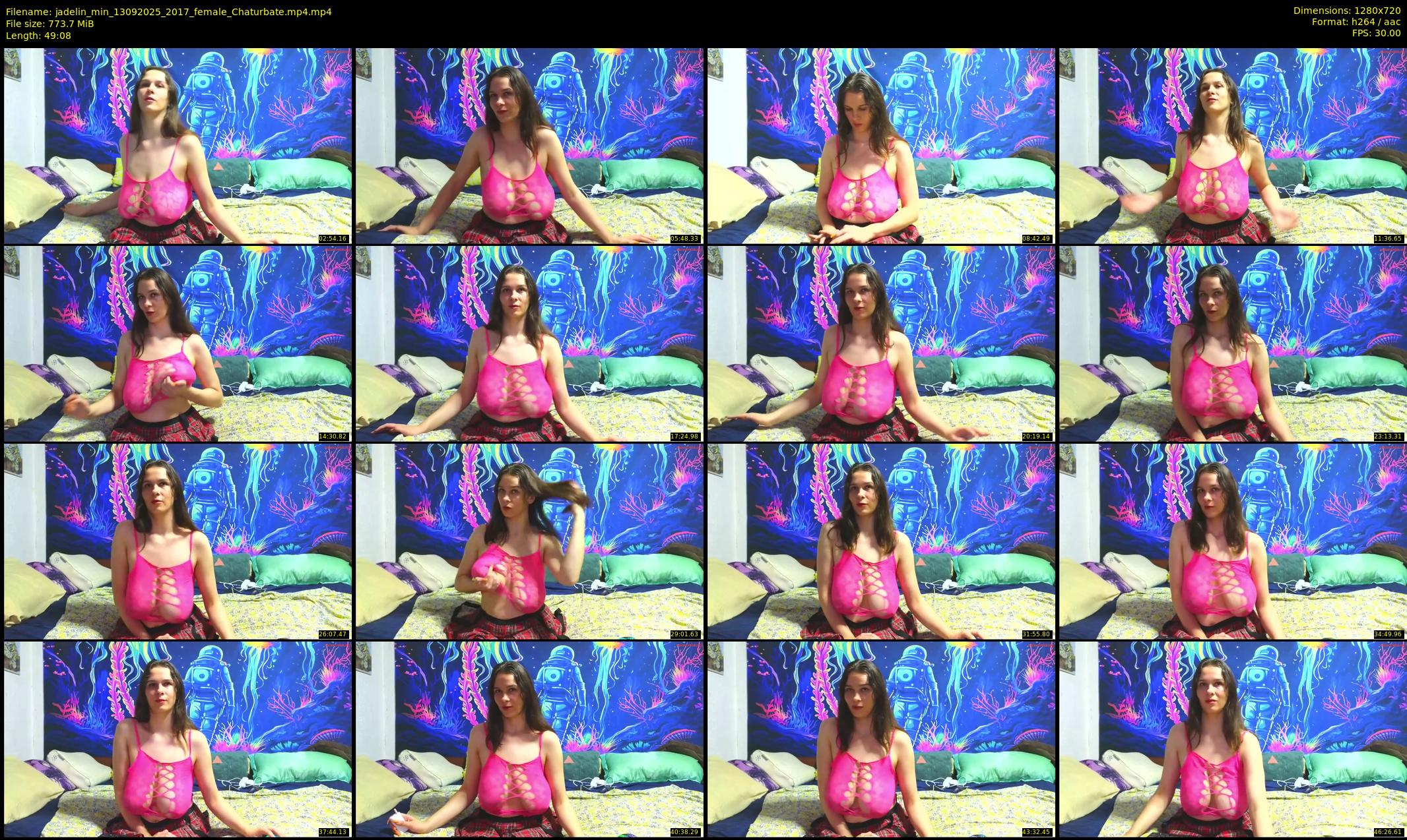 jadelin_min — 50 minute Chaturbate female cam show recording, 720p, Sep 13, 2025