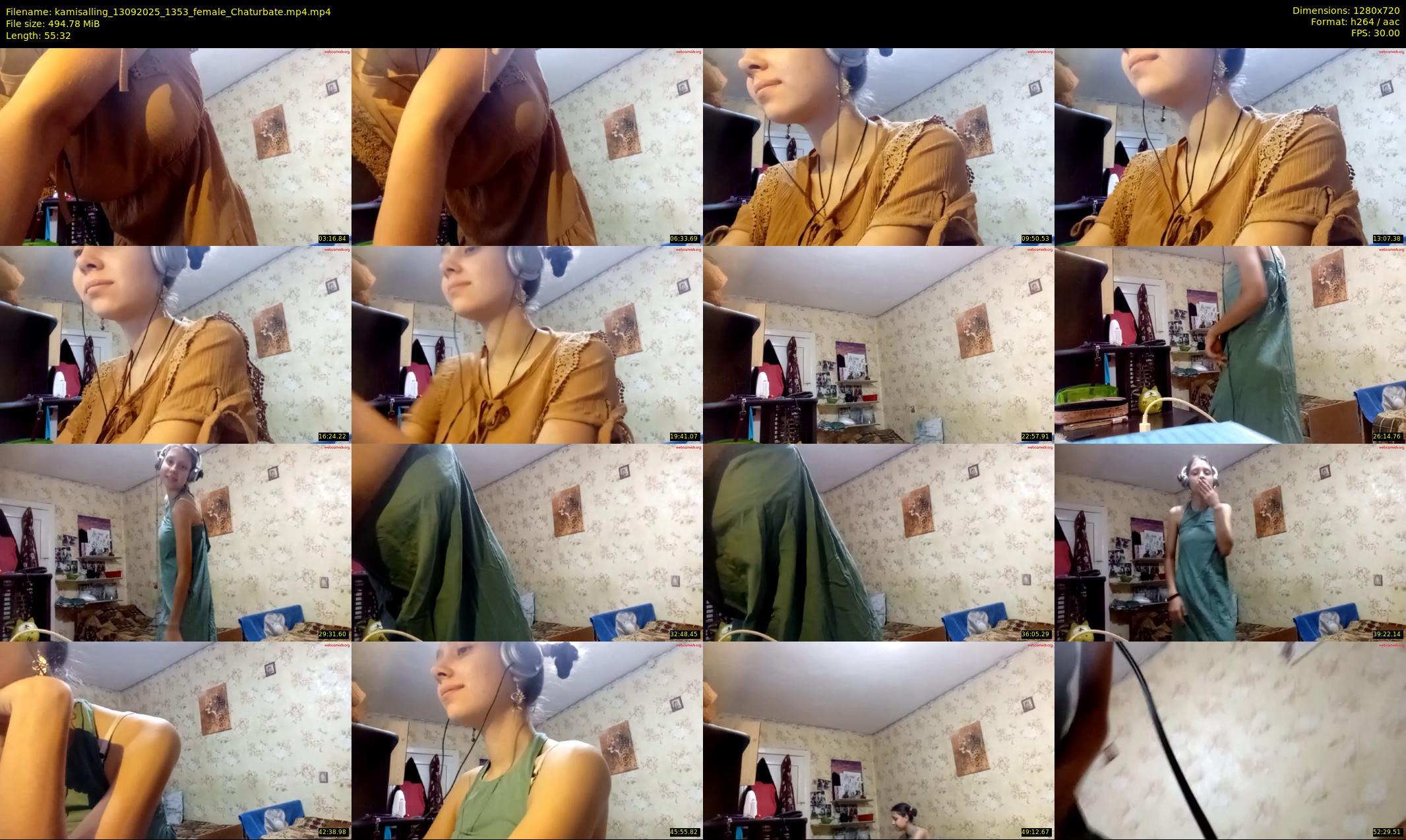 kamisalling — 56 minute Chaturbate female cam show recording, 720p, Sep 13, 2025