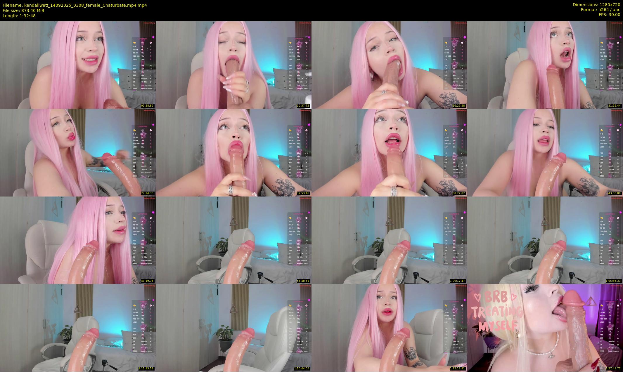 kendallwett — 93 minute Chaturbate female cam show recording, 720p, Sep 14, 2025