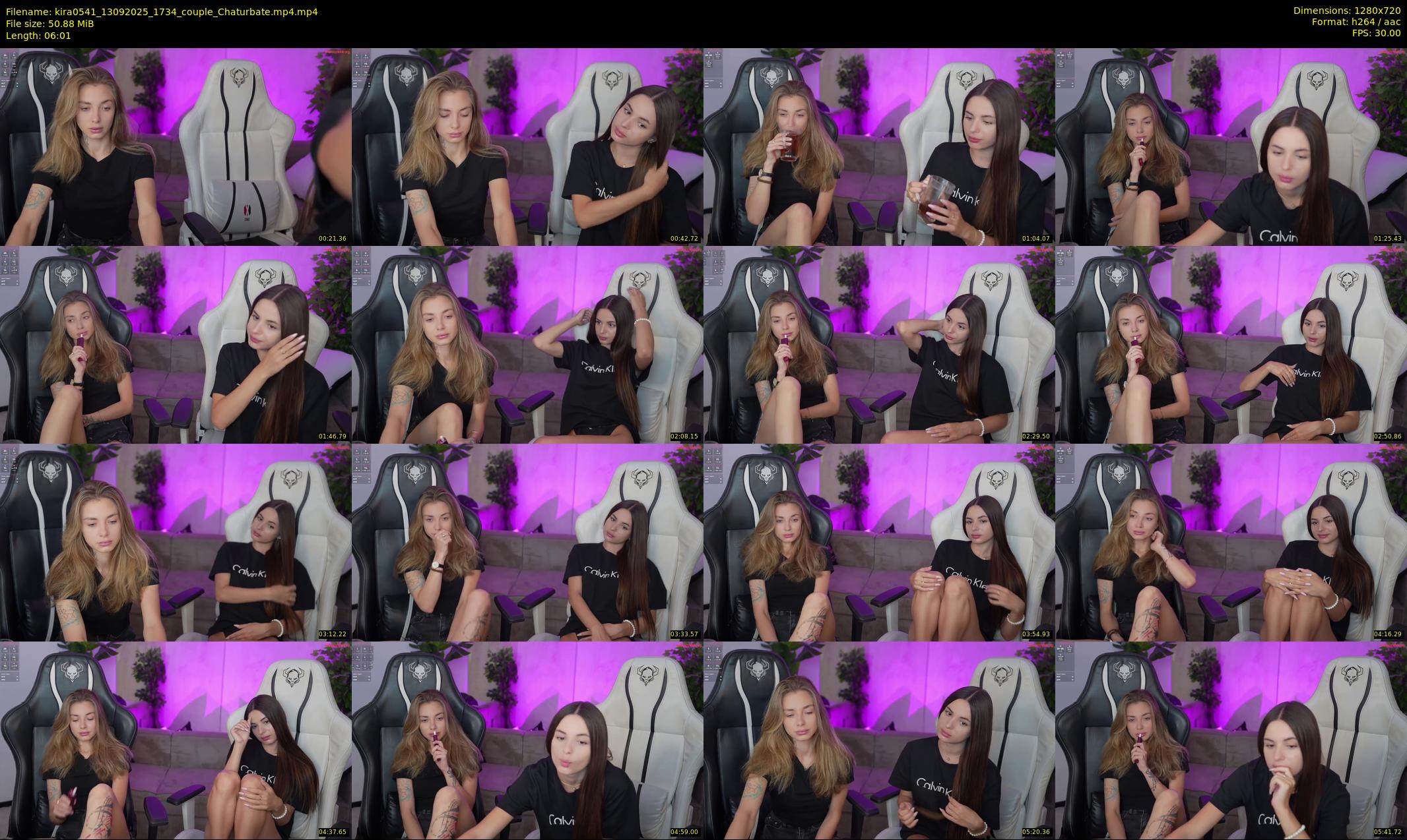 kira0541 — 7 minute Chaturbate couple cam show recording, 720p, Sep 13, 2025