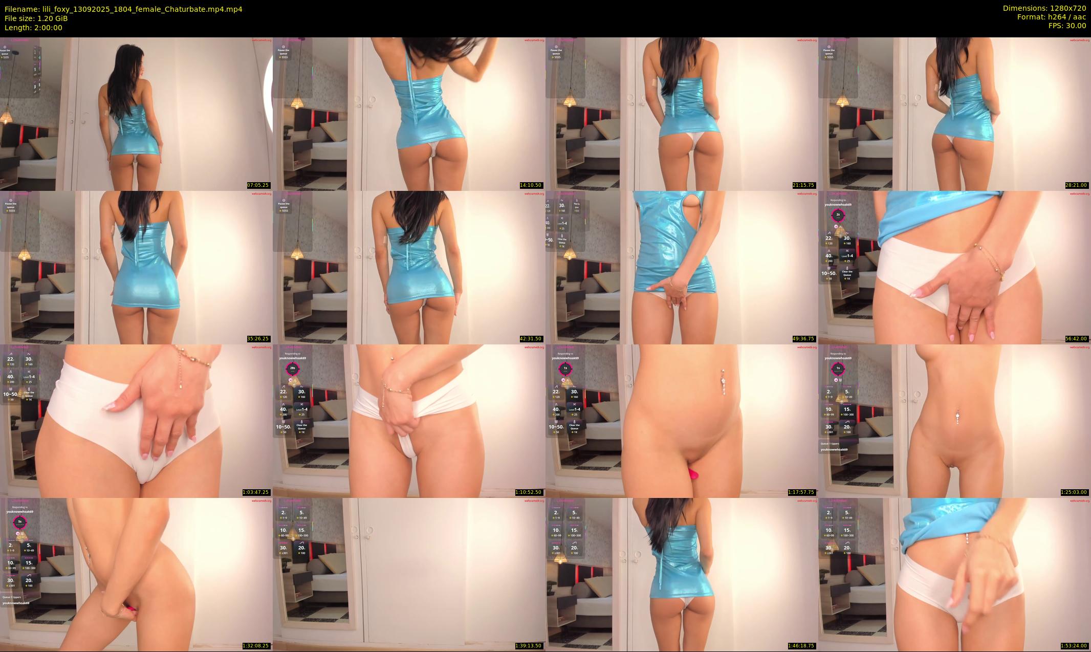 lili_foxy — 120 minute Chaturbate female cam show recording, 720p, Sep 13, 2025