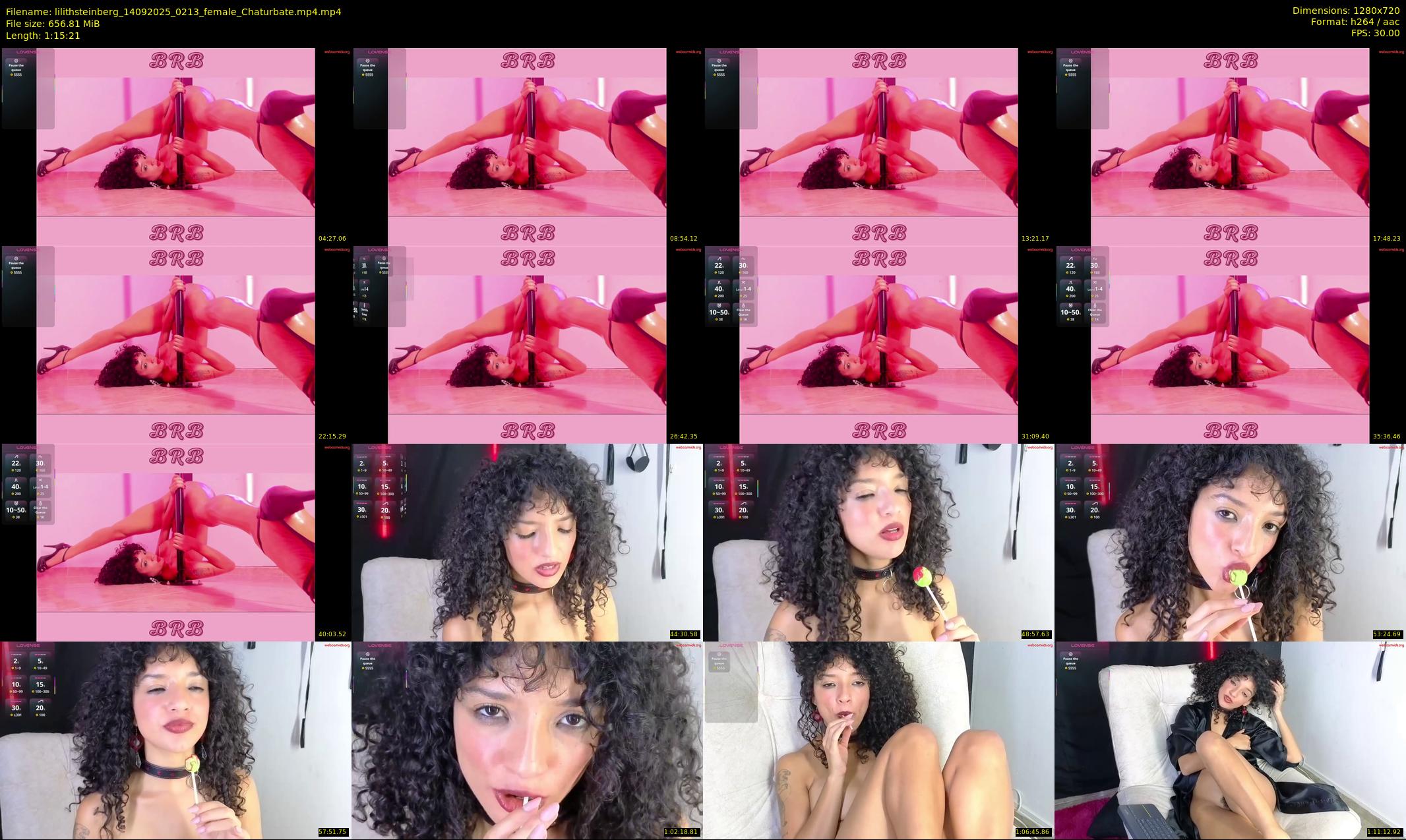 lilithsteinberg — 76 minute Chaturbate female cam show recording, 720p, Sep 14, 2025