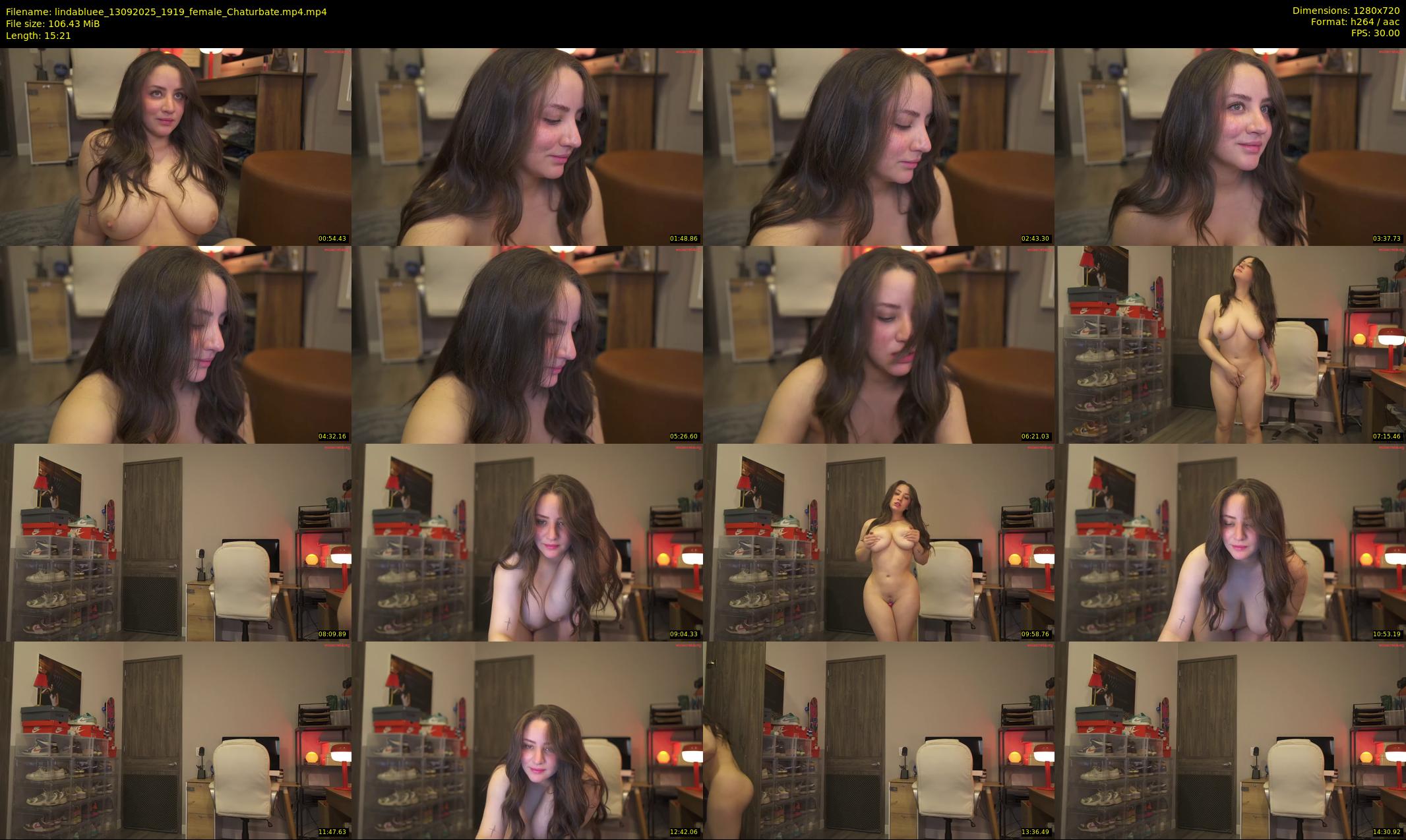 lindabluee — 16 minute Chaturbate female cam show recording, 720p, Sep 13, 2025