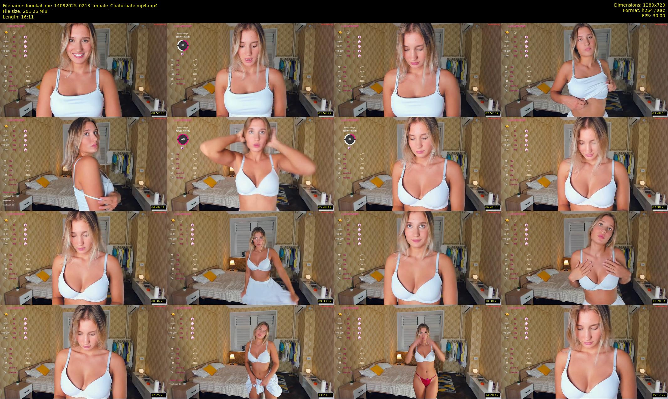 loookat_me — 17 minute Chaturbate female cam show recording, 720p, Sep 14, 2025