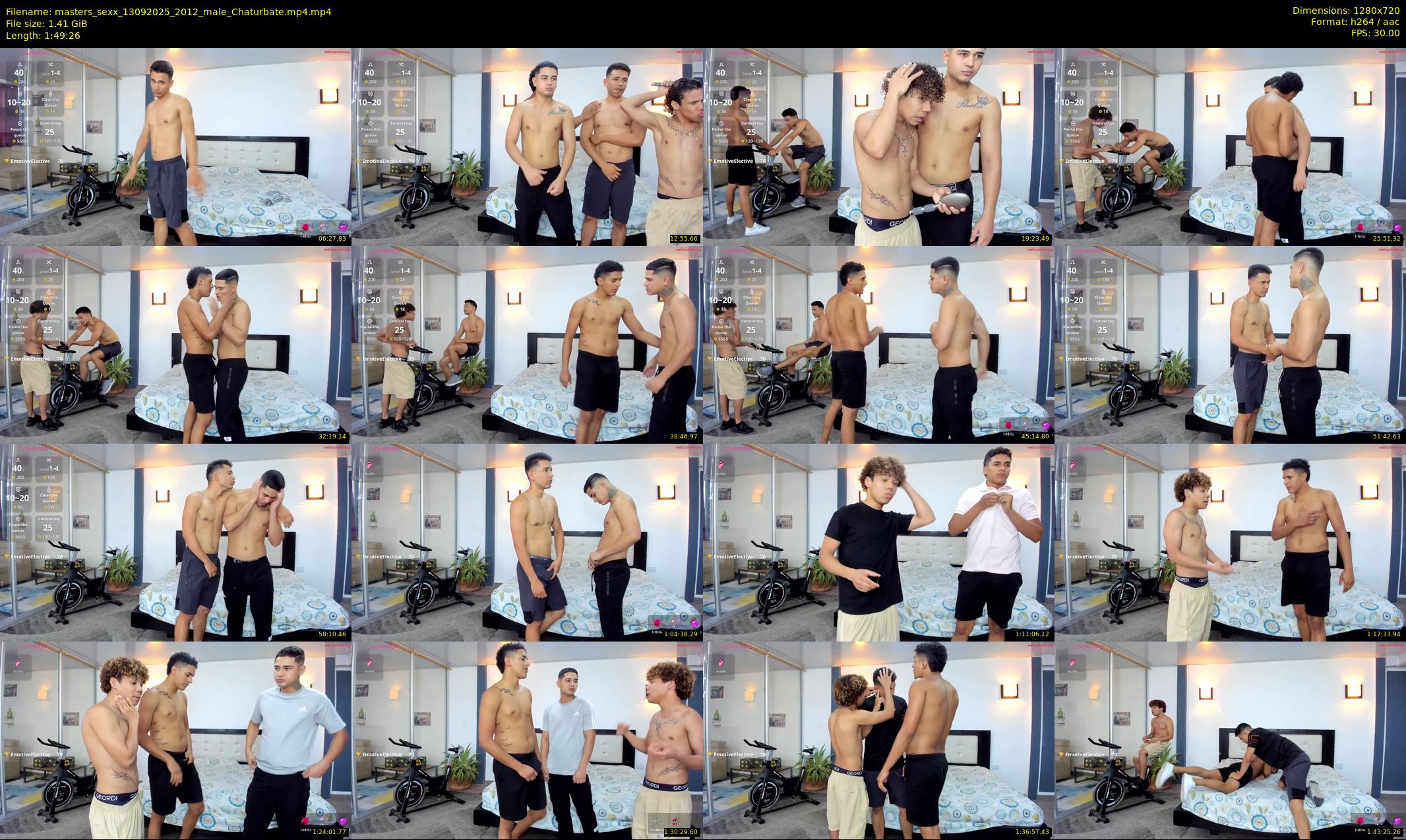 masters_sexx — 110 minute Chaturbate male cam show recording, 720p, Sep 13, 2025