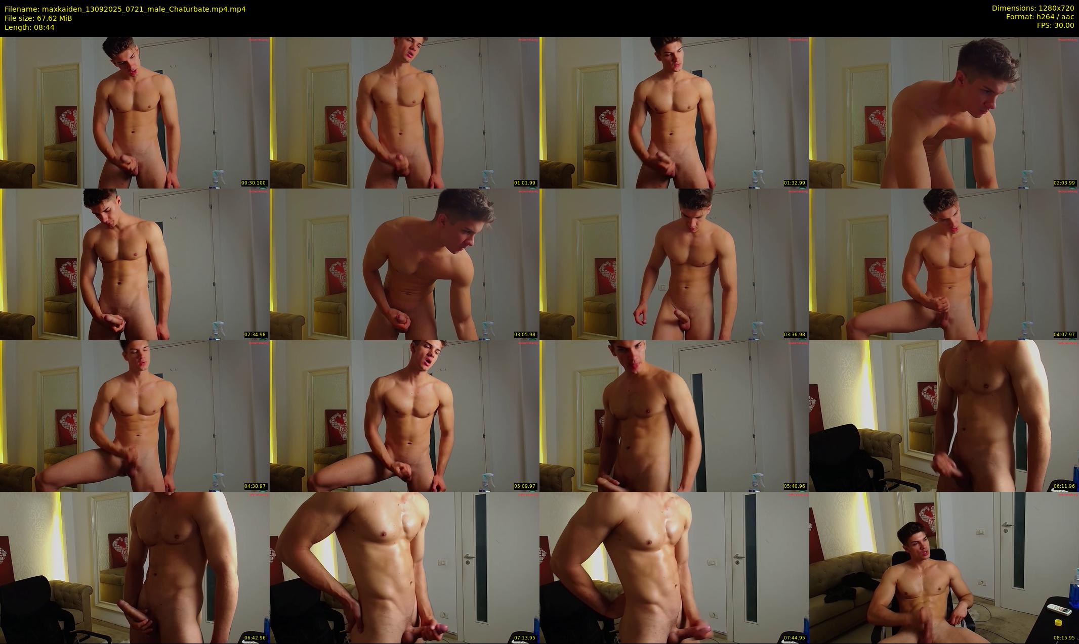 maxkaiden — 9 minute Chaturbate male cam show recording, 720p, Sep 13, 2025