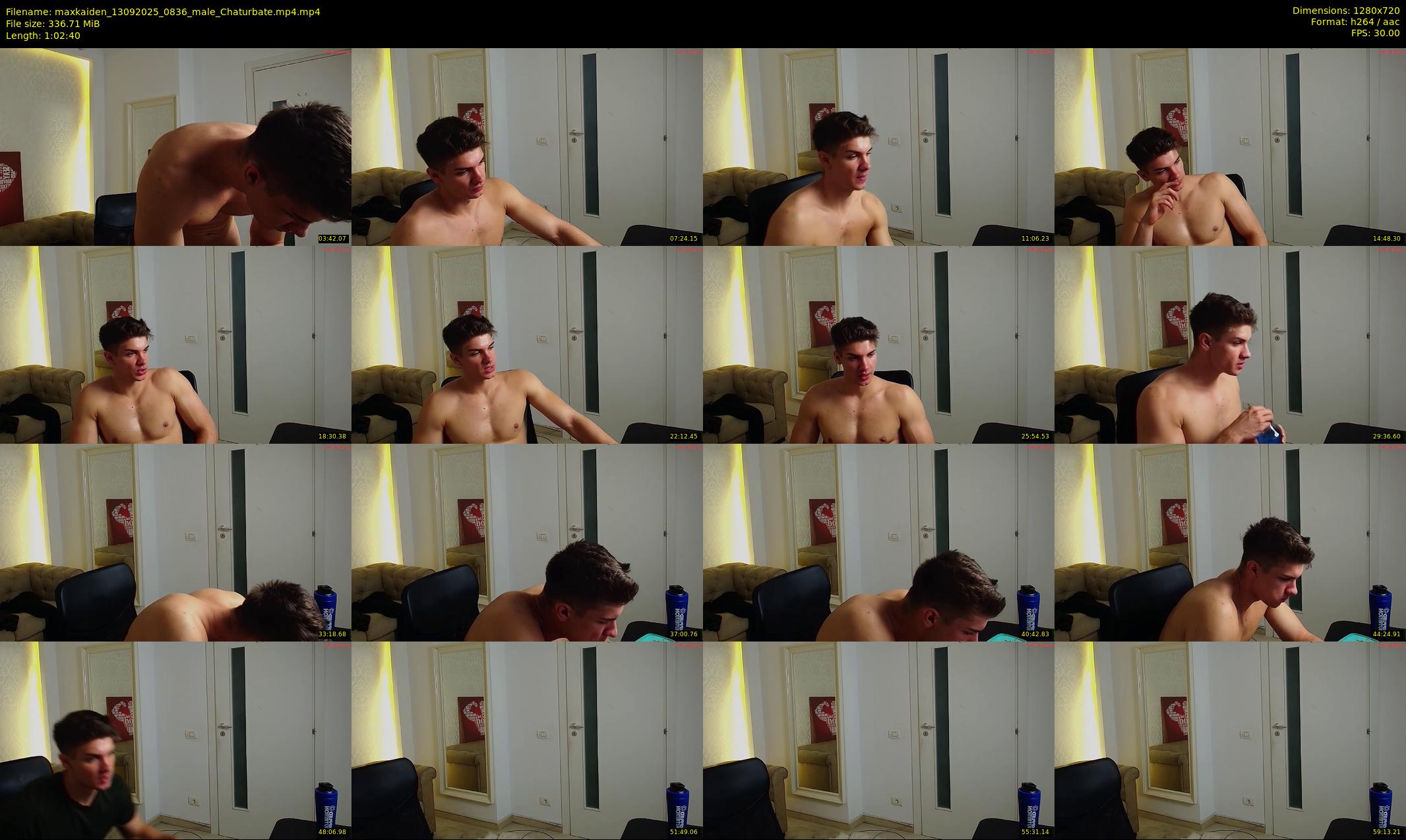 maxkaiden — 63 minute Chaturbate male cam show recording, 720p, Sep 13, 2025