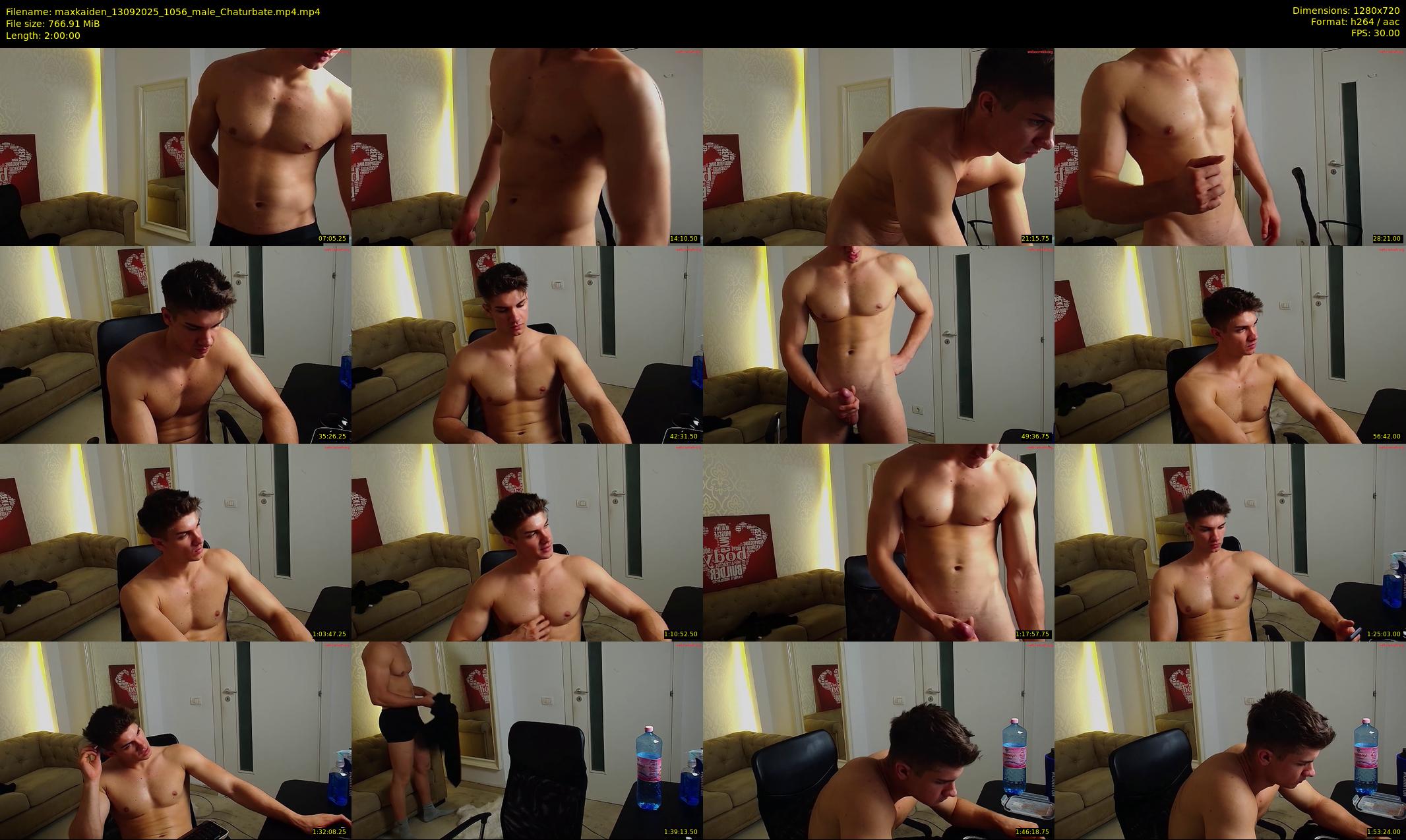 maxkaiden — 120 minute Chaturbate male cam show recording, 720p, Sep 13, 2025