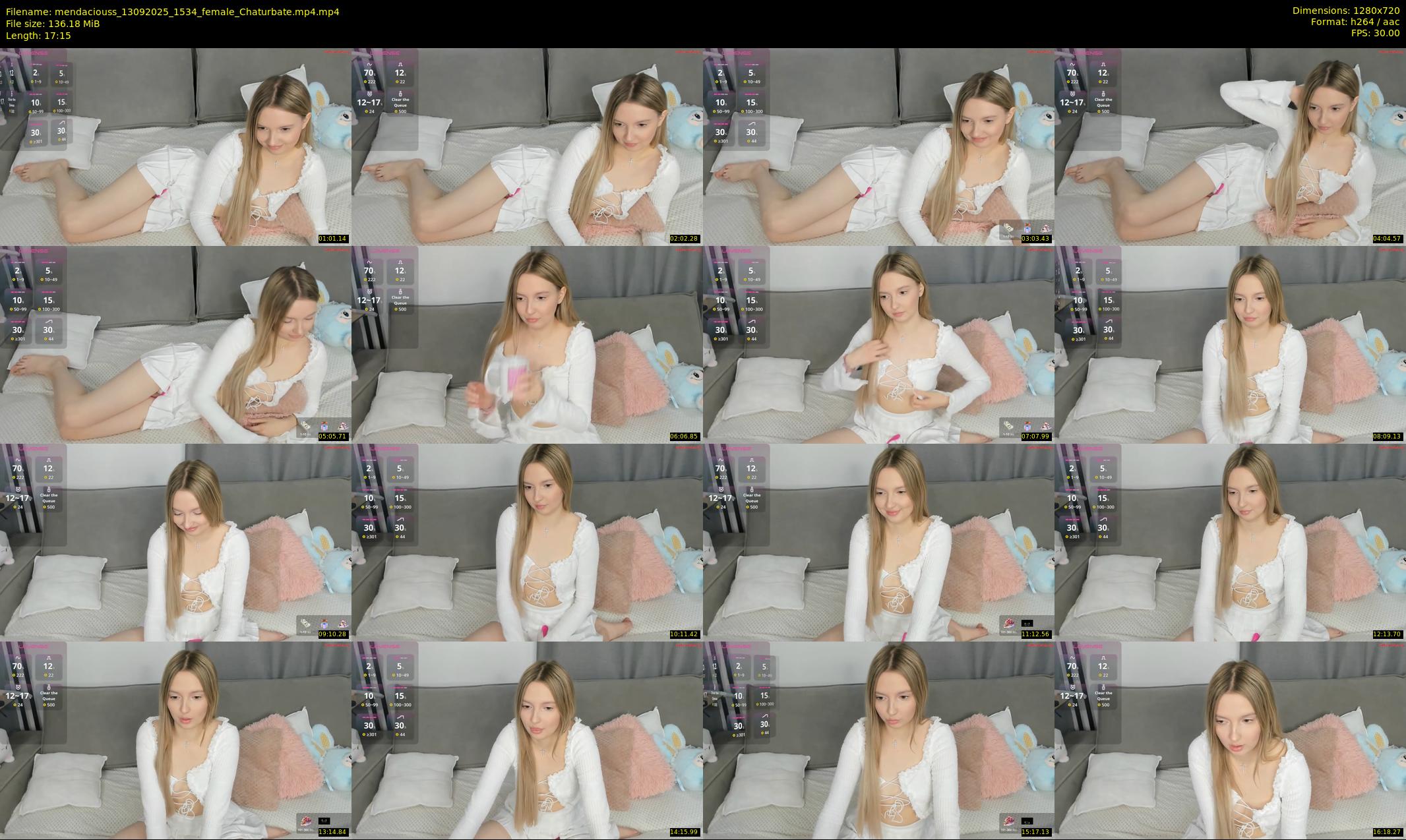 mendaciouss — 18 minute Chaturbate female cam show recording, 720p, Sep 13, 2025