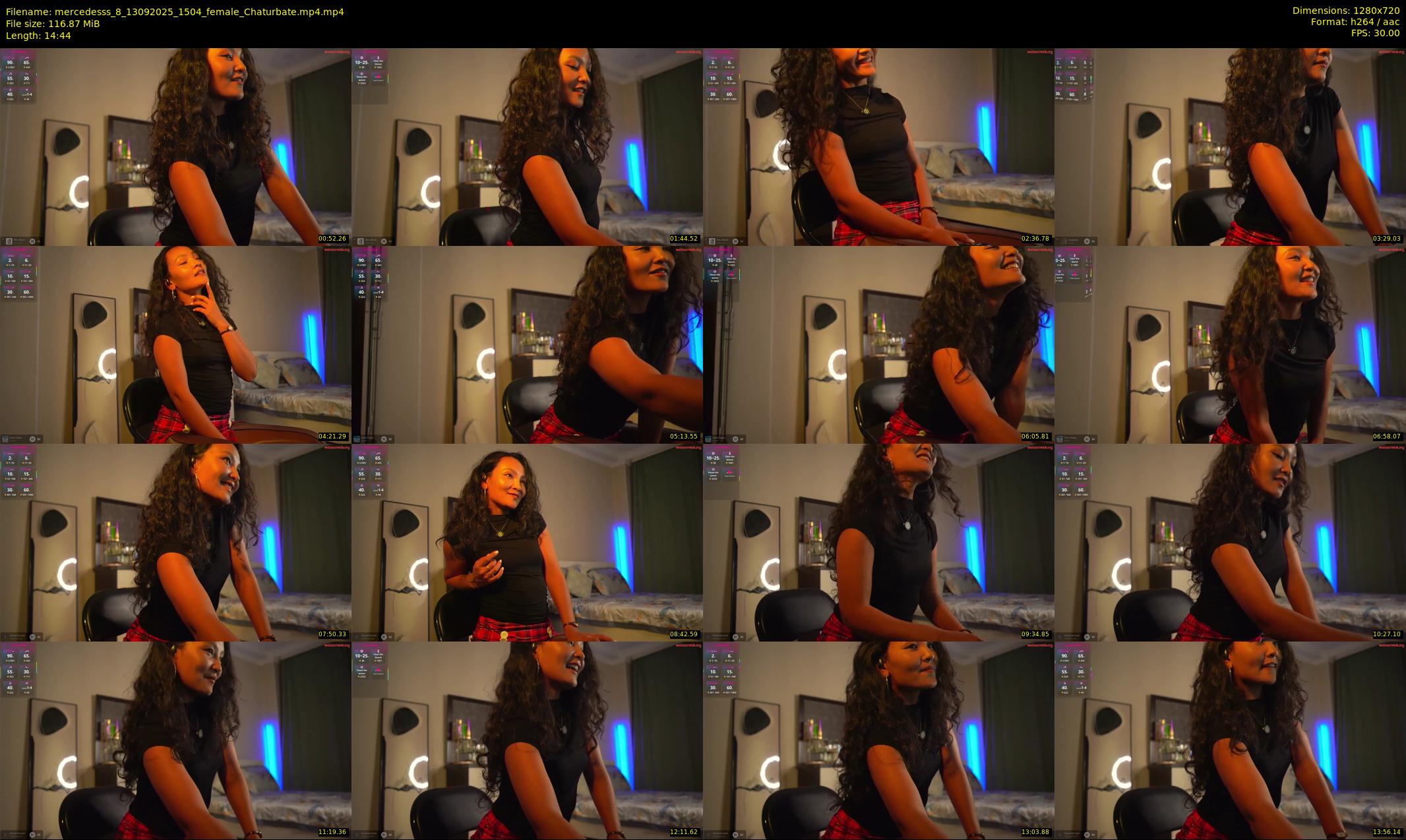 mercedesss_8 — 15 minute Chaturbate female cam show recording, 720p, Sep 13, 2025