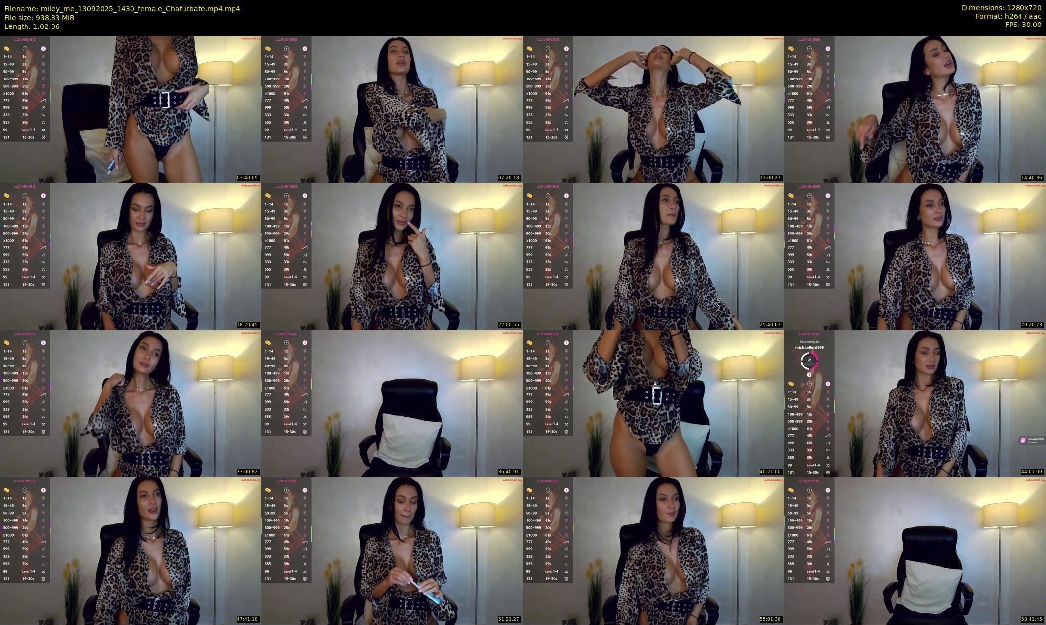 miley_me — 63 minute Chaturbate female cam show recording, 720p, Sep 13, 2025