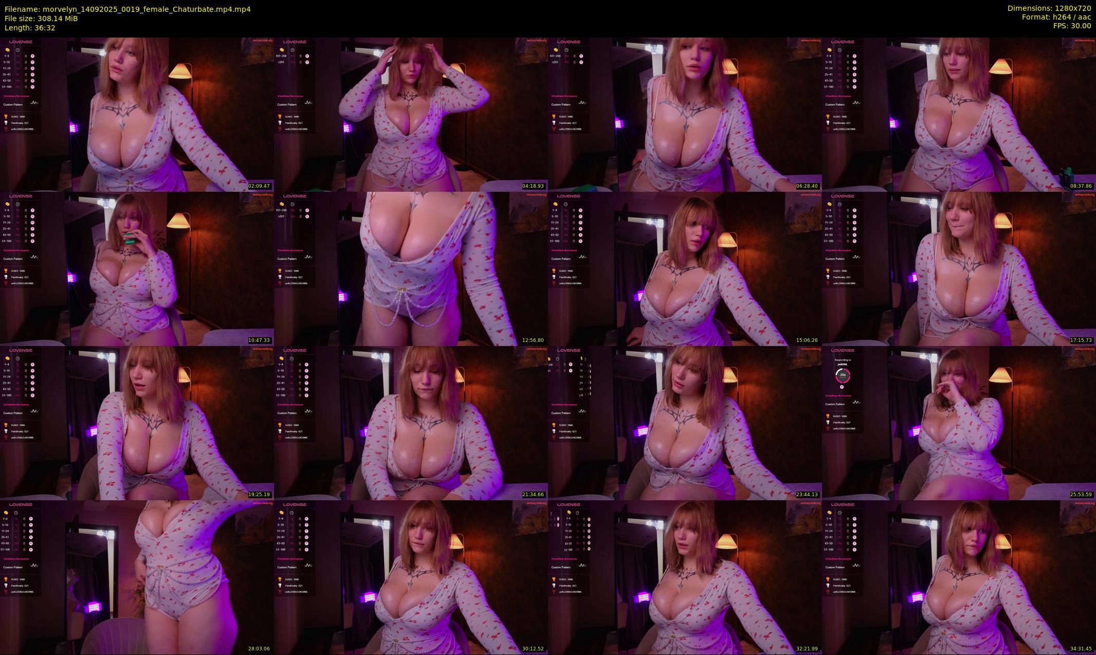 morvelyn — 37 minute Chaturbate female cam show recording, 720p, Sep 14, 2025