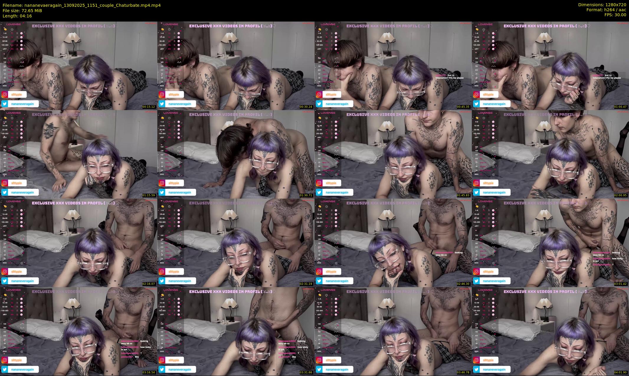 nananevaeragain — 5 minute Chaturbate female cam show recording, 720p, Sep 13, 2025
