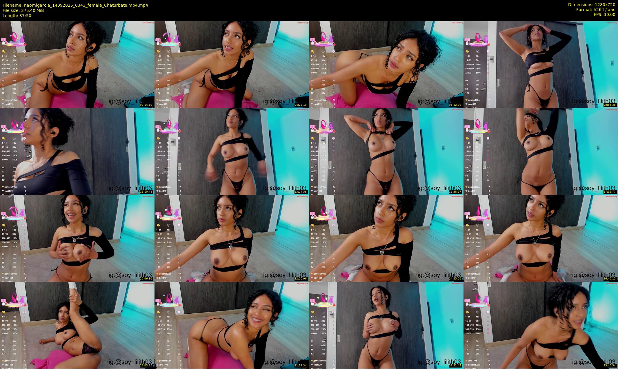 naomigarcia — 38 minute Chaturbate female cam show recording, 720p, Sep 14, 2025