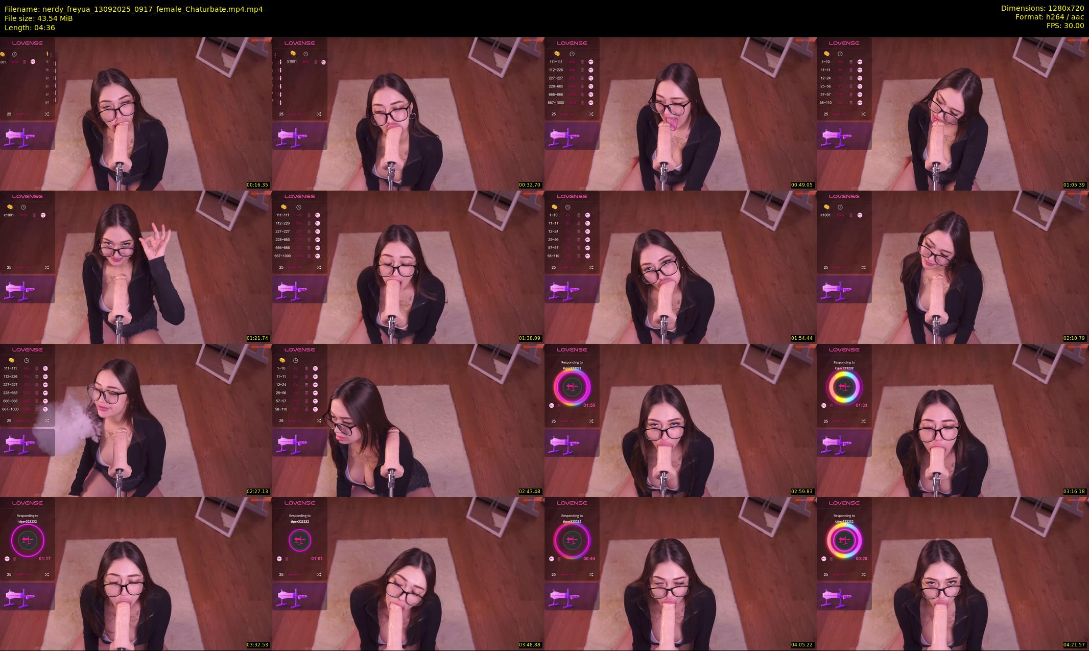 nerdy_freyua — 5 minute Chaturbate female cam show recording, 720p, Sep 13, 2025