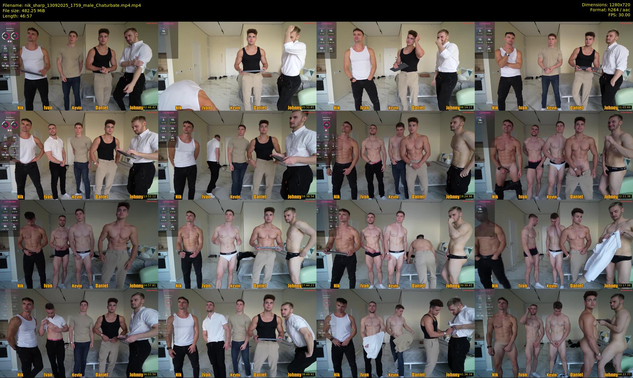 nik_sharp — 47 minute Chaturbate male cam show recording, 720p, Sep 13, 2025