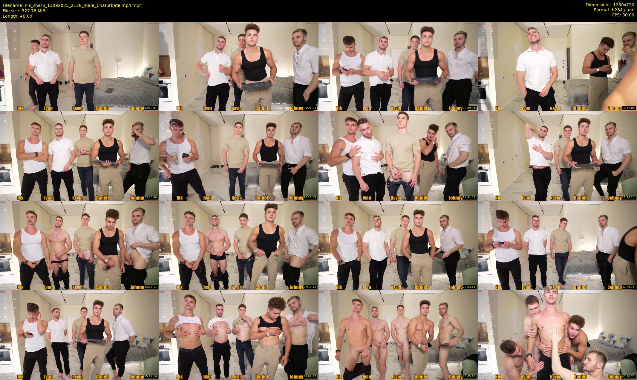 nik_sharp — 46 minute Chaturbate male cam show recording, 720p, Sep 13, 2025