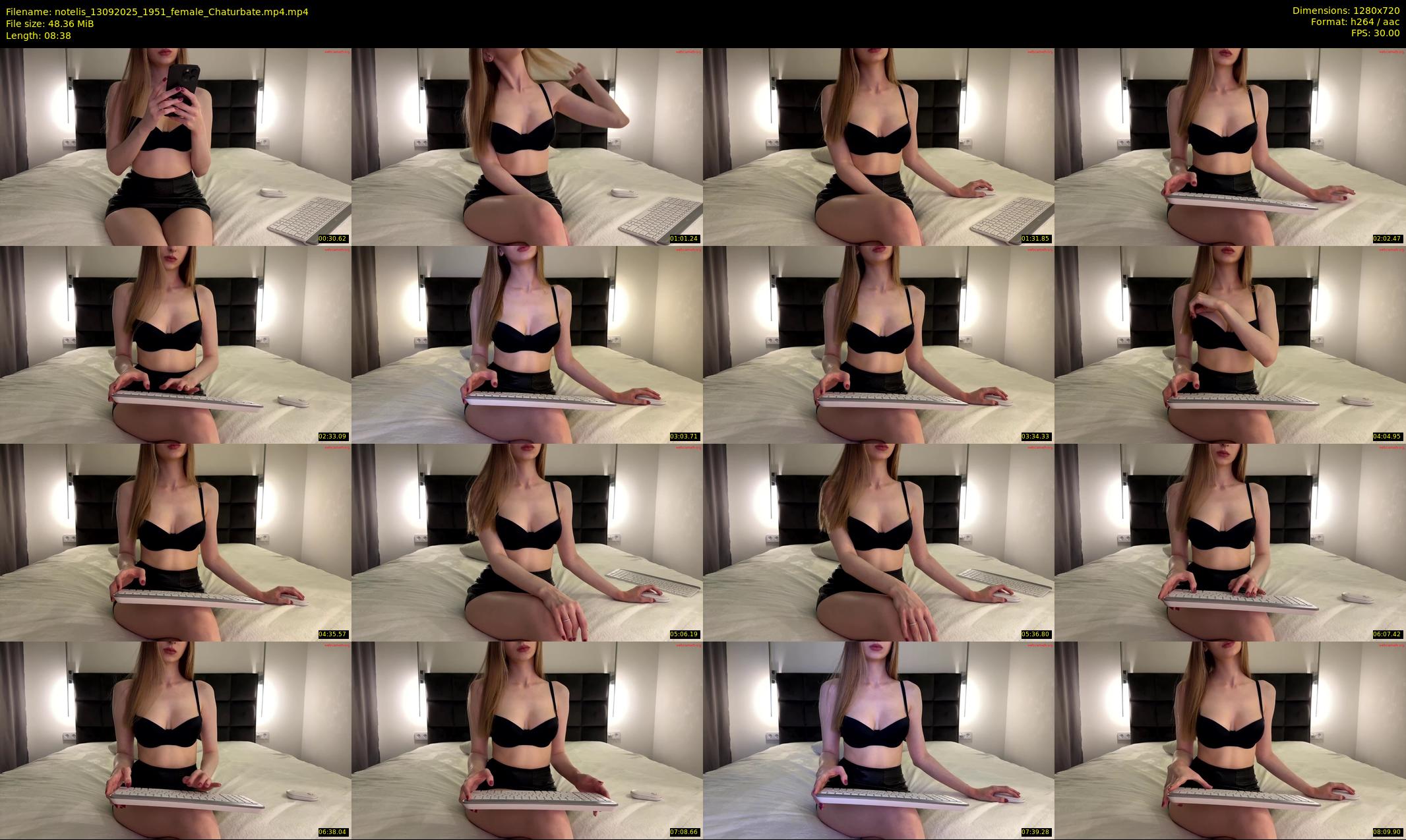 notelis — 9 minute Chaturbate female cam show recording, 720p, Sep 13, 2025