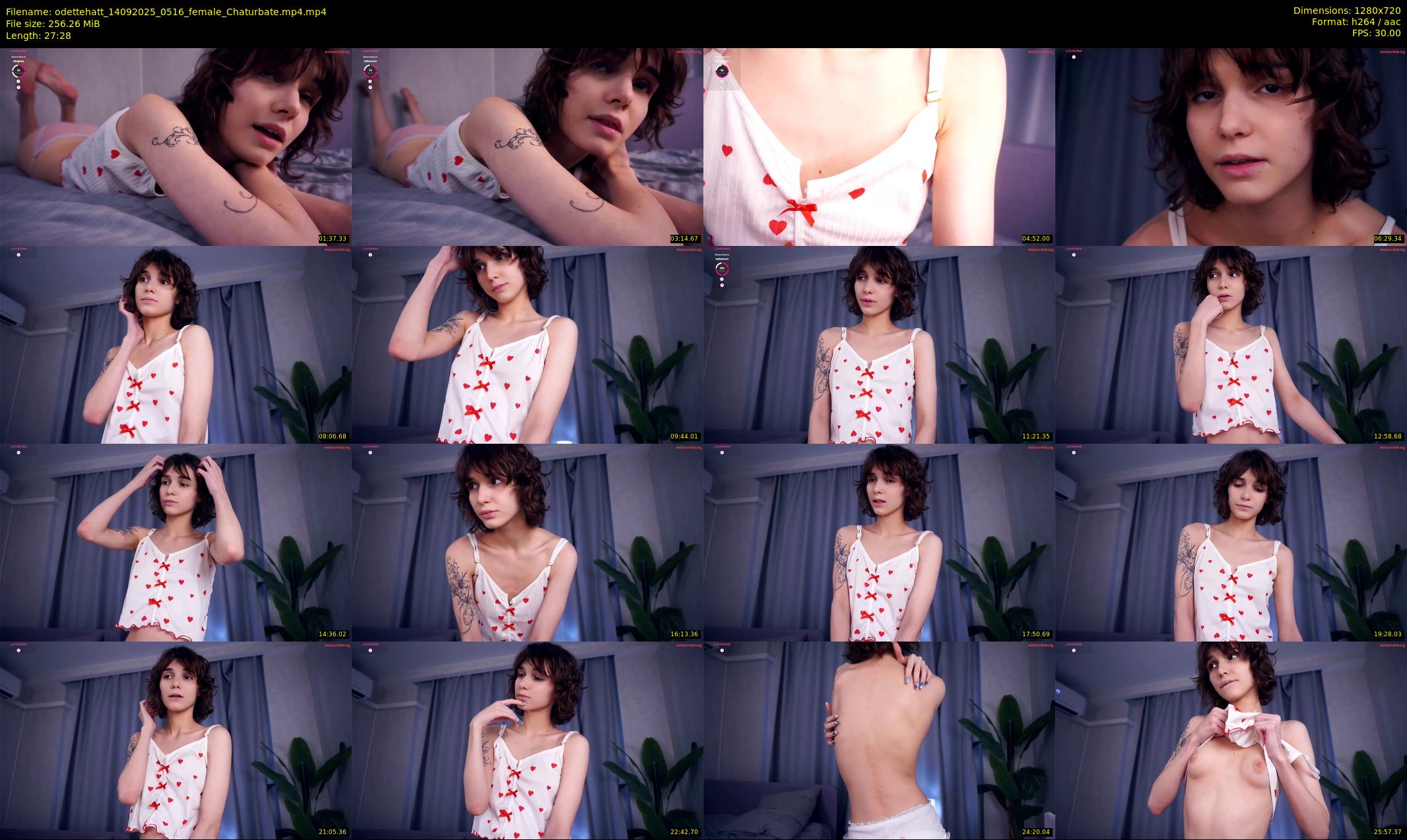 odettehatt — 28 minute Chaturbate female cam show recording, 720p, Sep 14, 2025