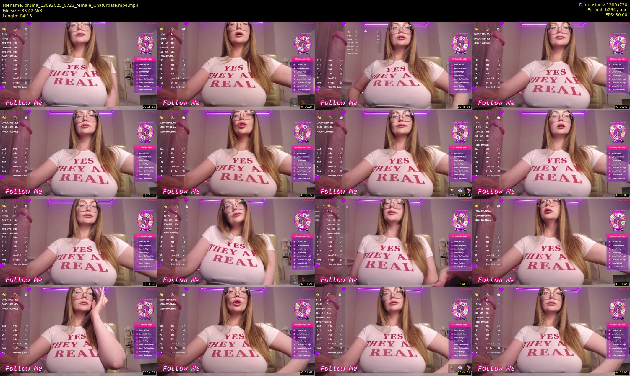 pr1ma — 5 minute Chaturbate female cam show recording, 720p, Sep 13, 2025
