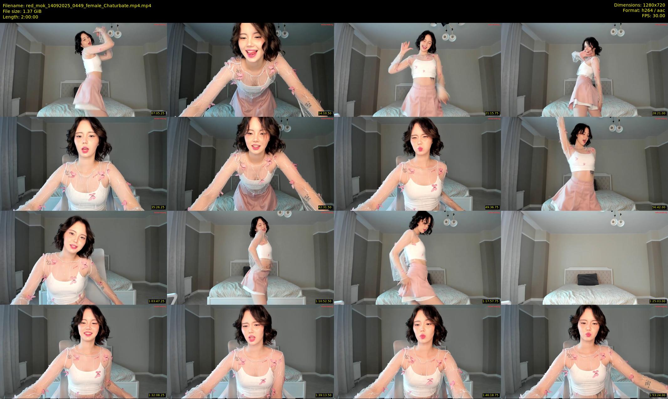 red_mok — 120 minute Chaturbate female cam show recording, 720p, Sep 14, 2025