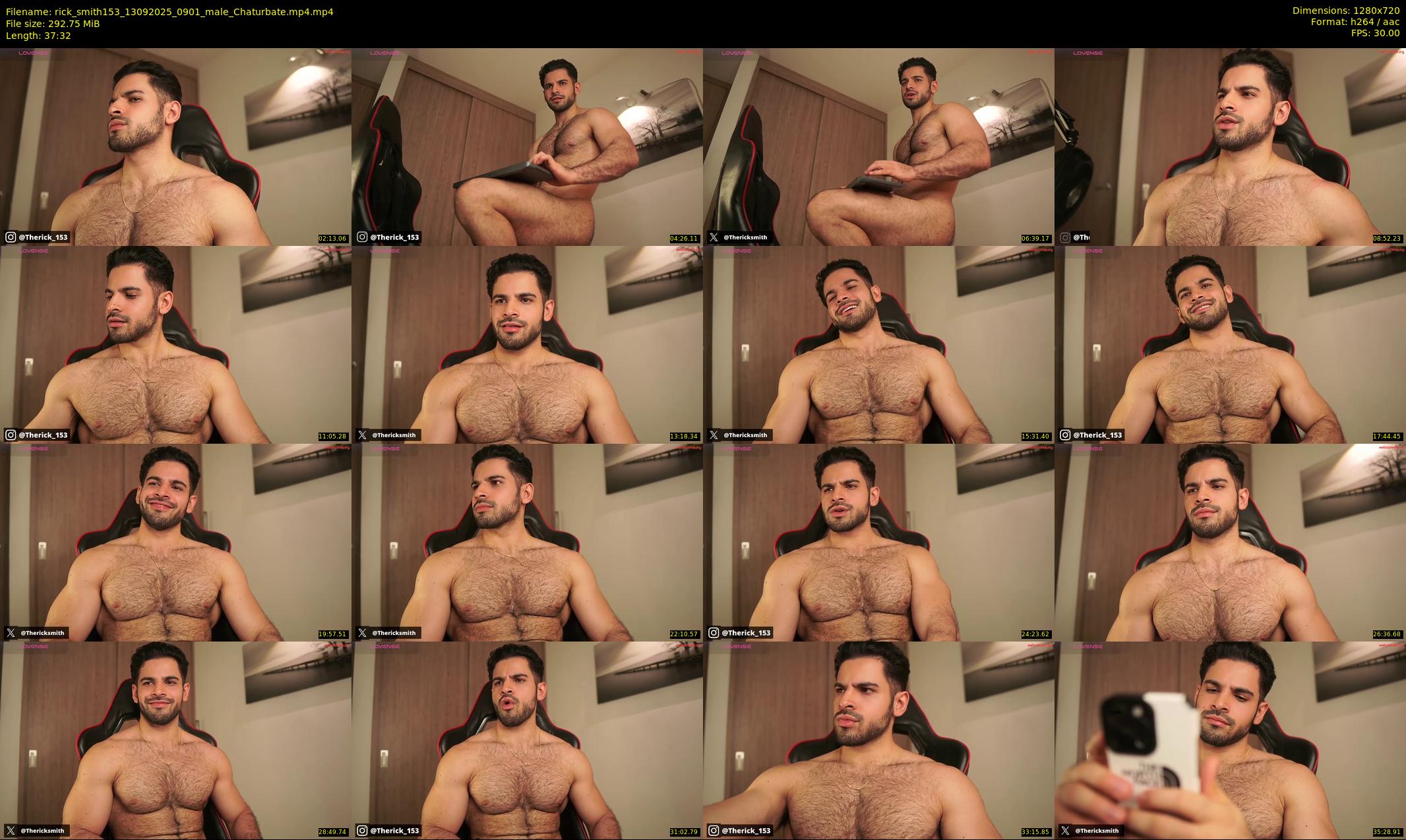 rick_smith153 — 38 minute Chaturbate male cam show recording, 720p, Sep 13, 2025
