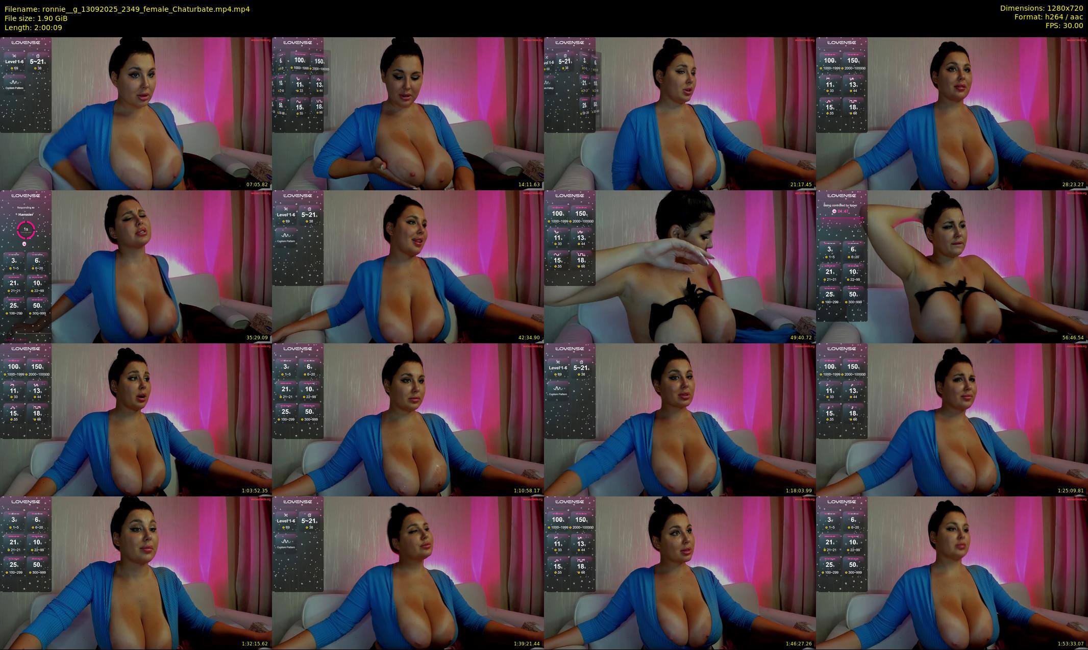 ronnie__g — 121 minute Chaturbate female cam show recording, 720p, Sep 13, 2025