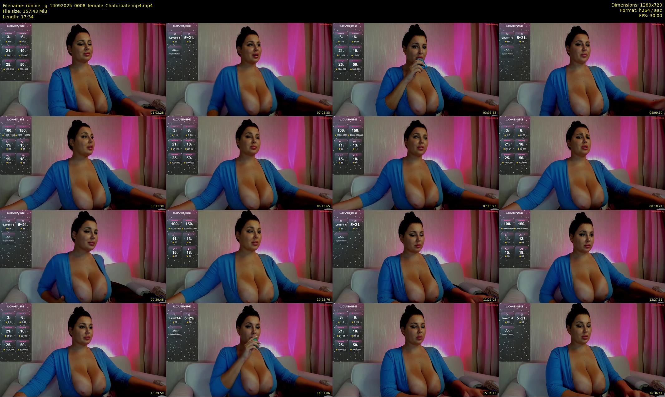 ronnie__g — 18 minute Chaturbate female cam show recording, 720p, Sep 14, 2025