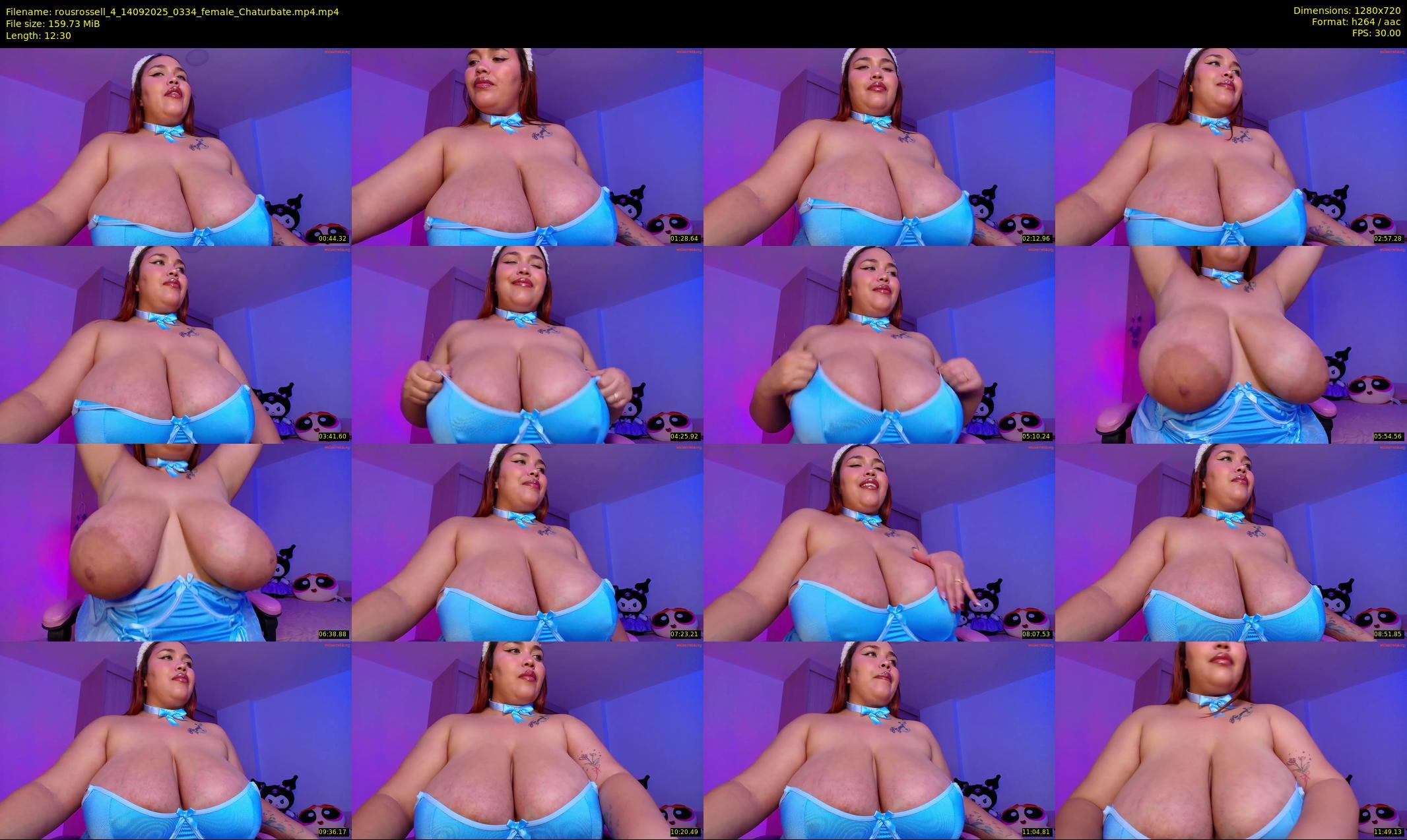 rousrossell_4 — 13 minute Chaturbate female cam show recording, 720p, Sep 14, 2025