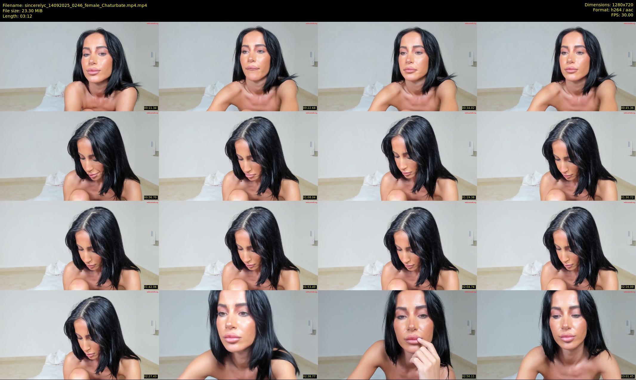 sincerelyc — 4 minute Chaturbate female cam show recording, 720p, Sep 14, 2025