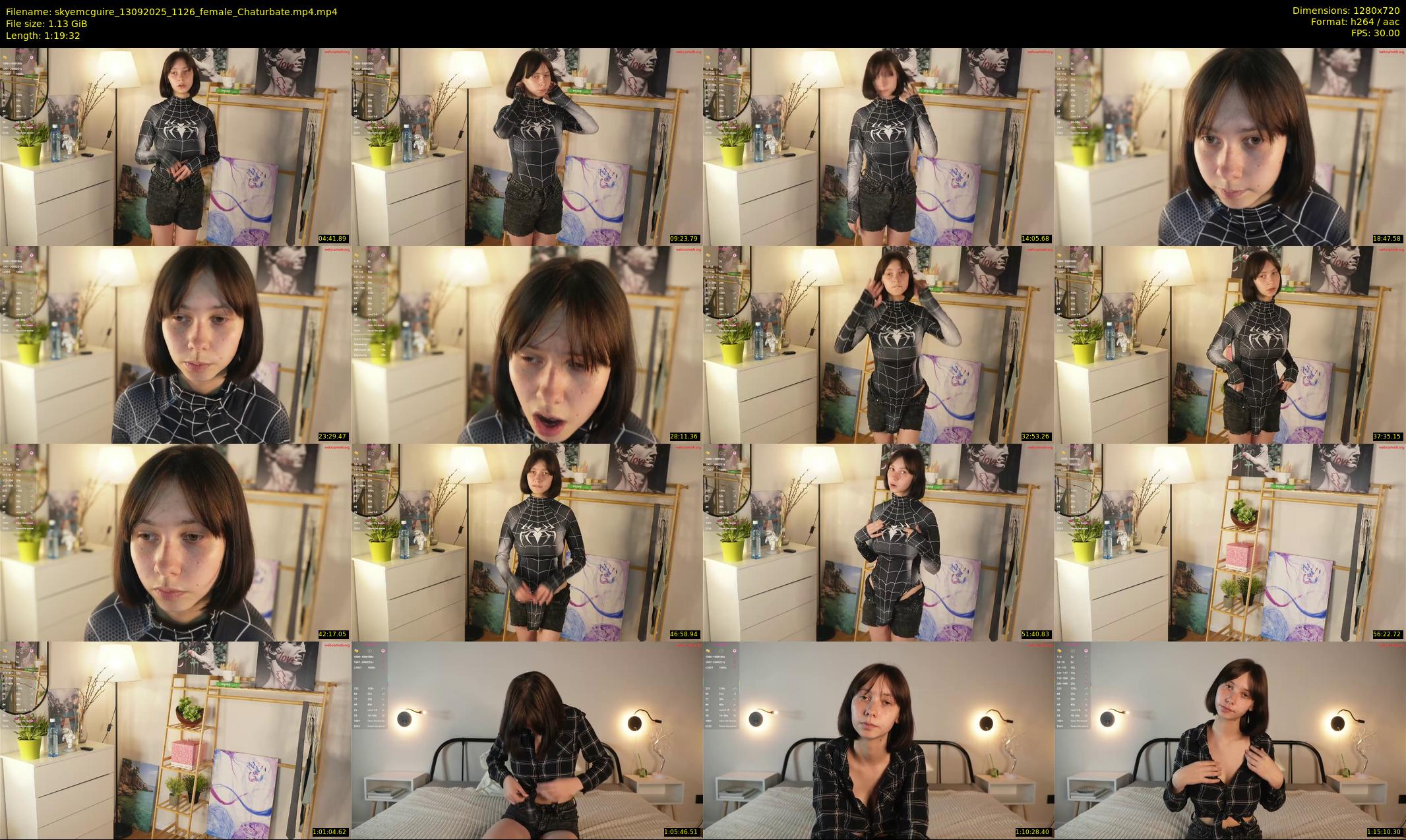 skyemcguire — 80 minute Chaturbate female cam show recording, 720p, Sep 13, 2025